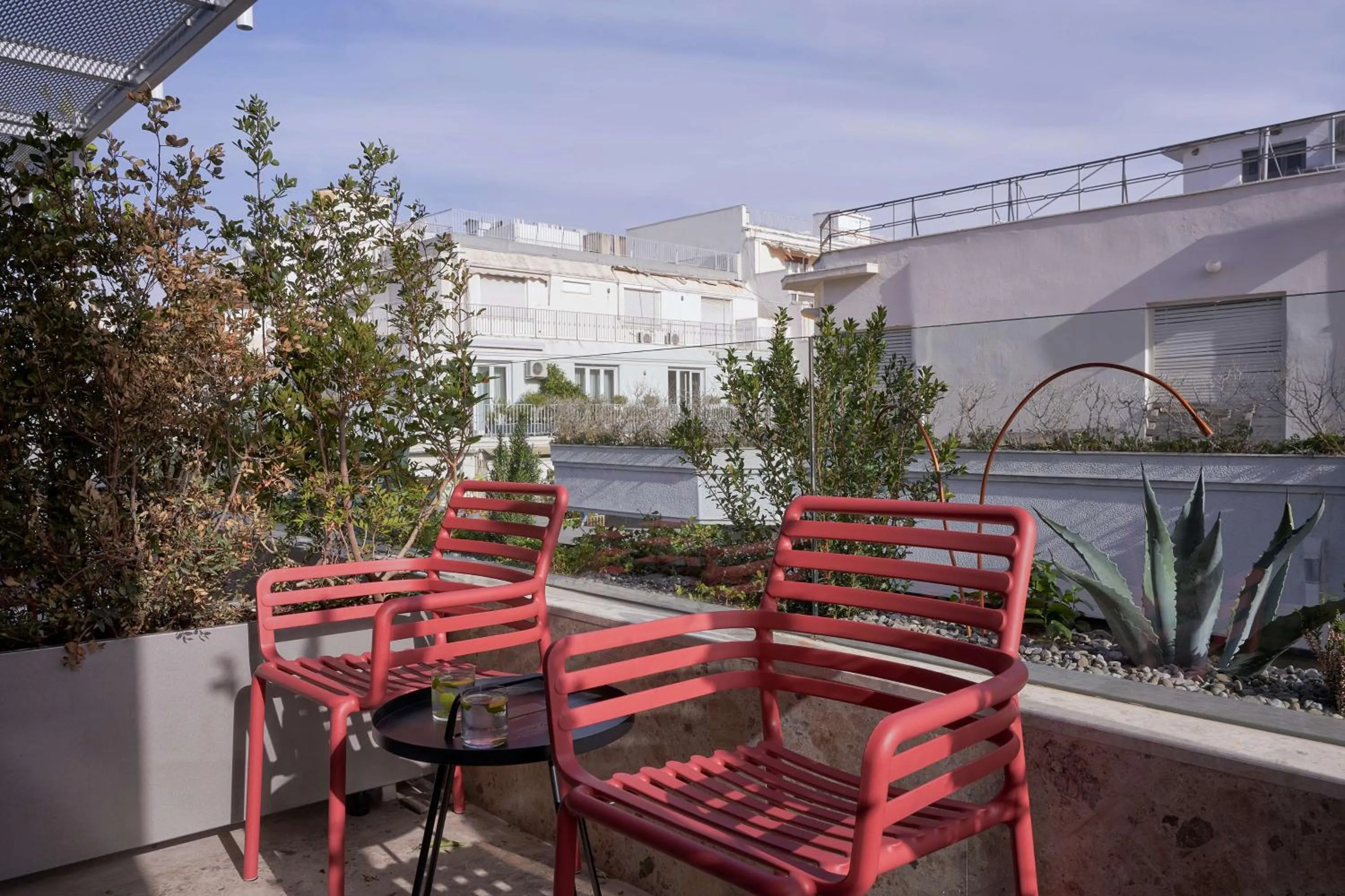 Superior Room with Terrace in The Social Athens Hotel, a member of Radisson Individuals