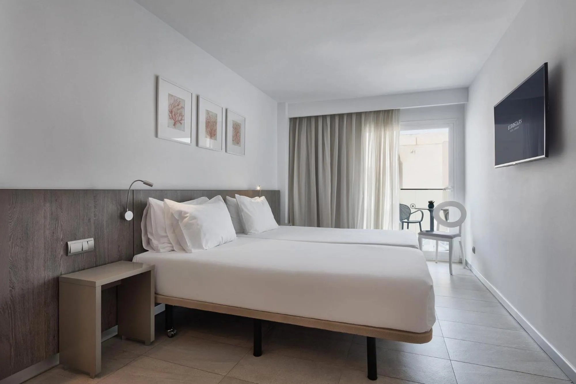 Deluxe Double Room with Terrace in Eurostars Puerto de Ibiza