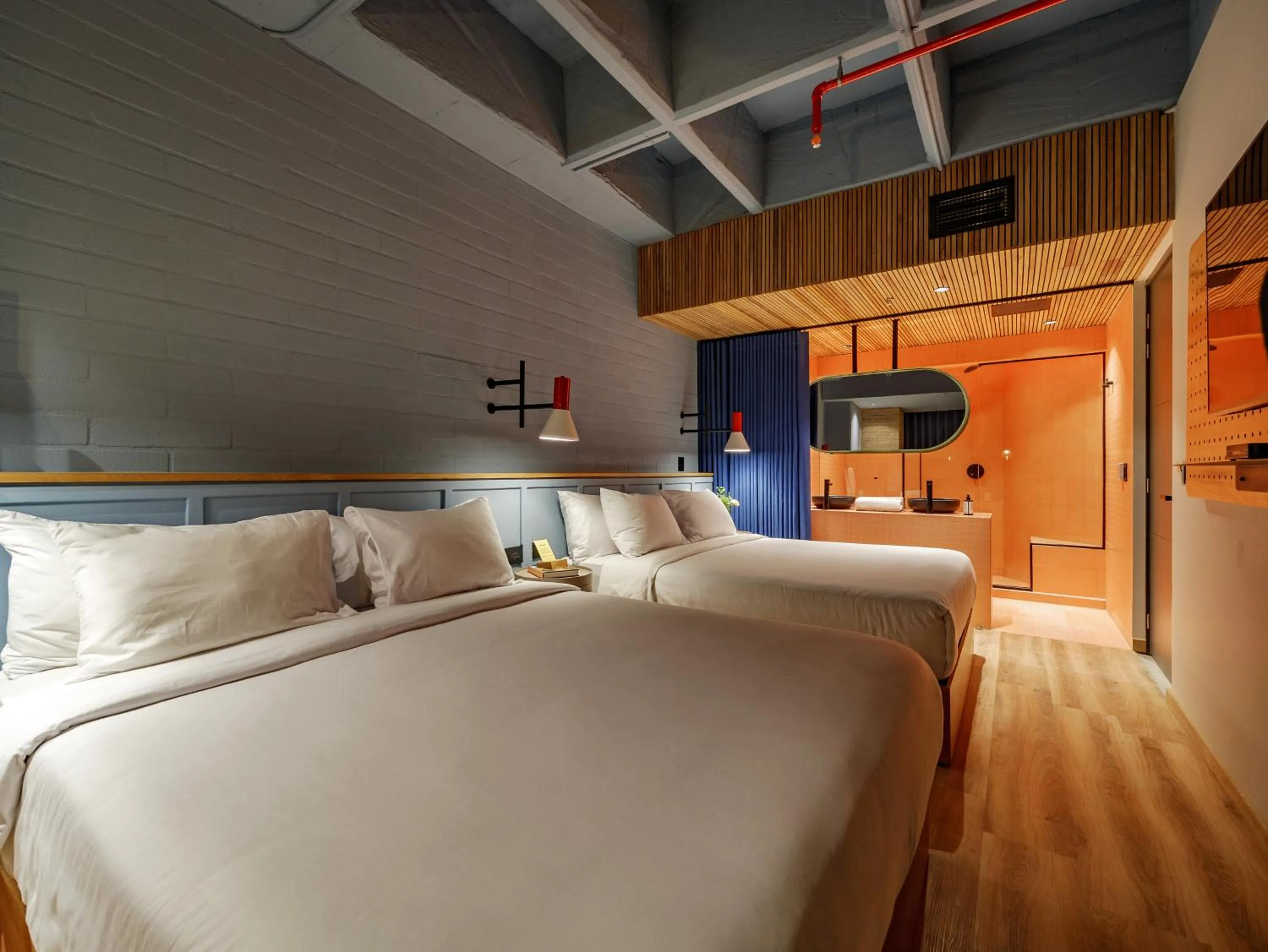 Standard Quadruple Room with 2 King Beds in The Somos Bold Hotel