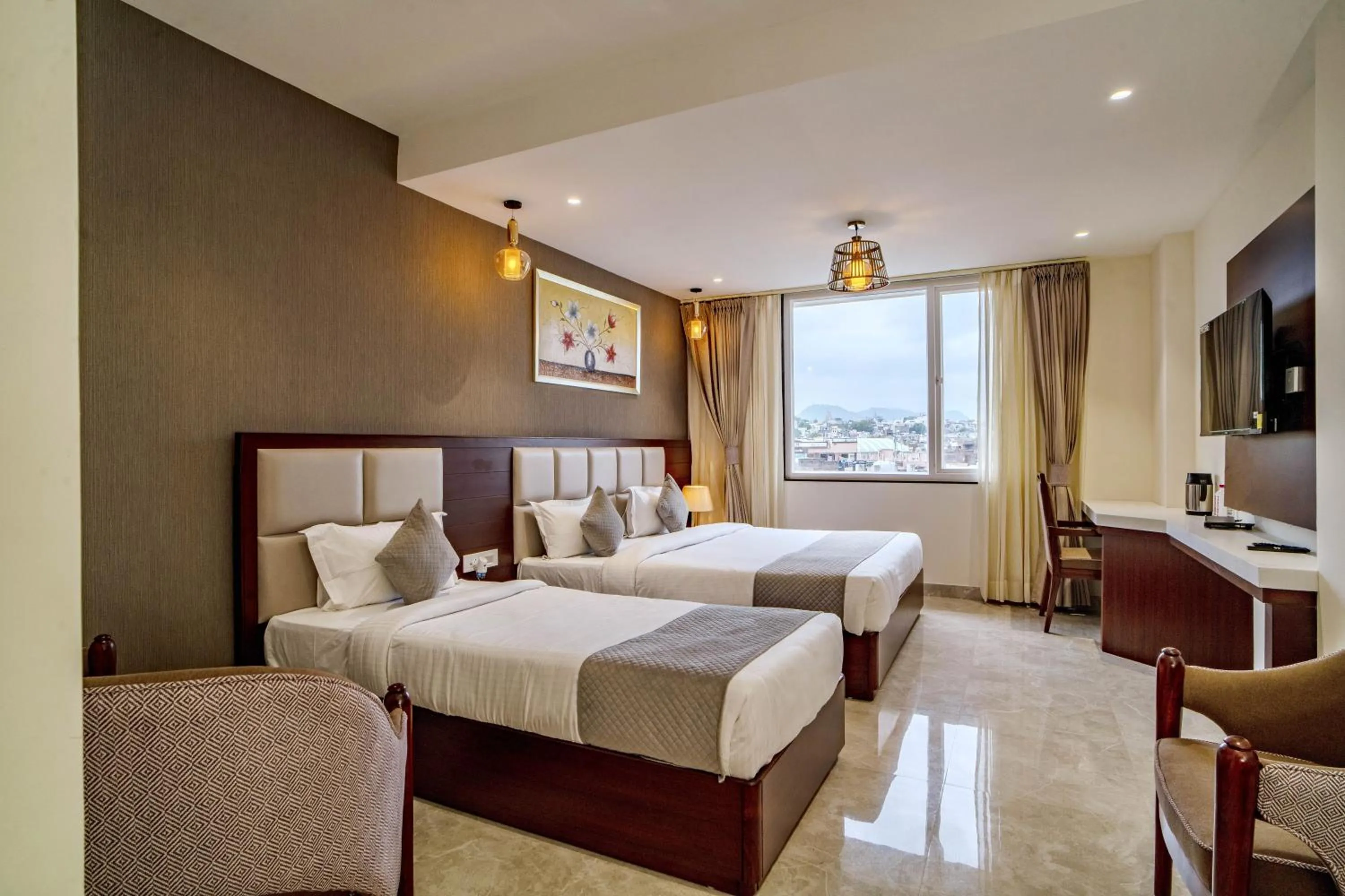 Triple Room with City View in THE MANGAL VIEW RESIDENCY - A Luxury Boutique Business Hotel