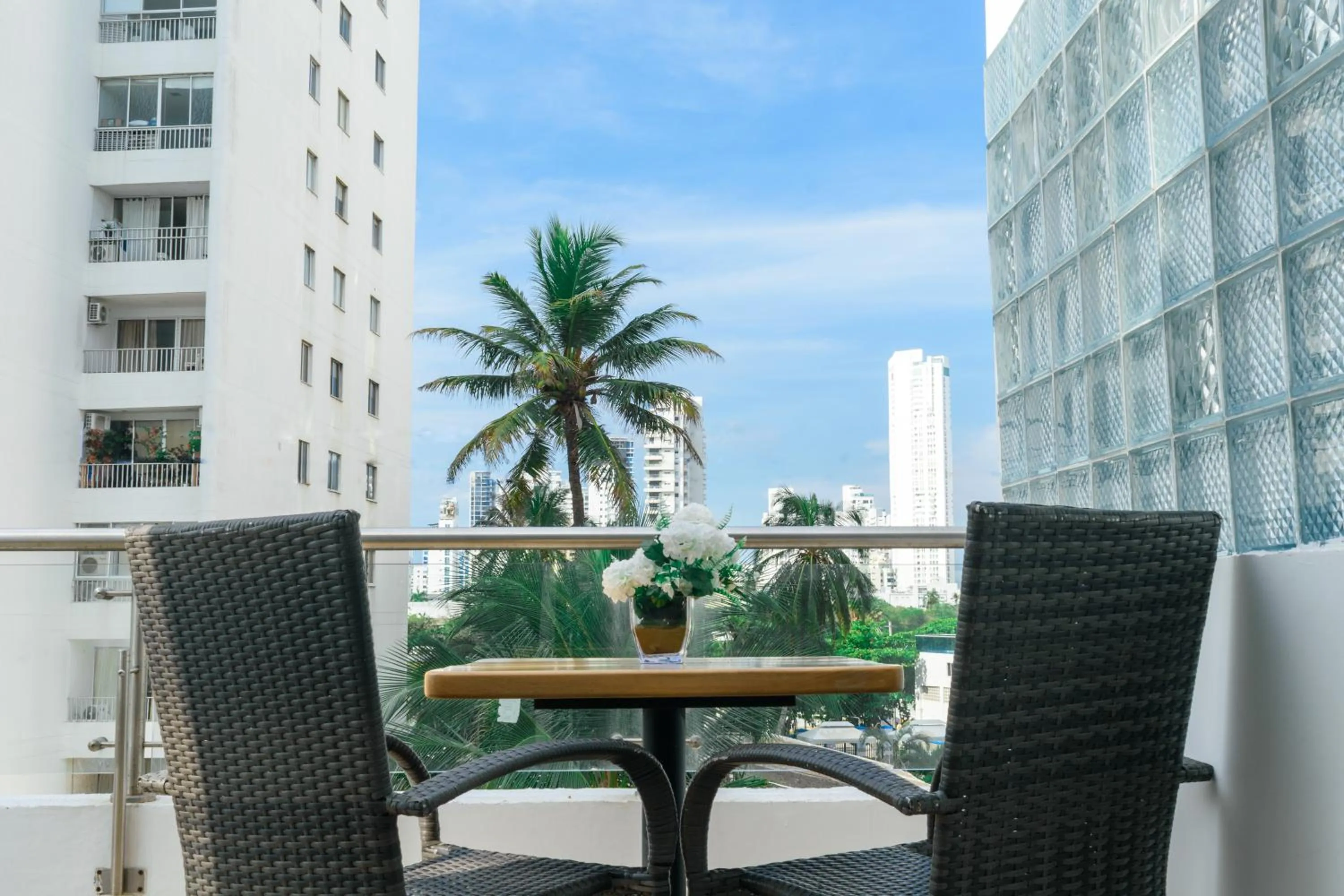 Triple Room with Balcony in Hotel Caribbean Cartagena