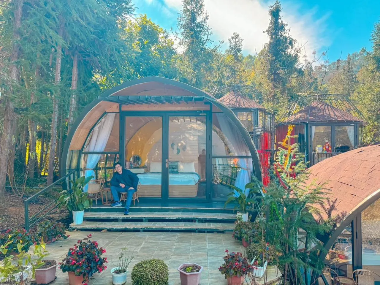 Deluxe Bungalow with Garden View in Plum Homestay Đồng Văn