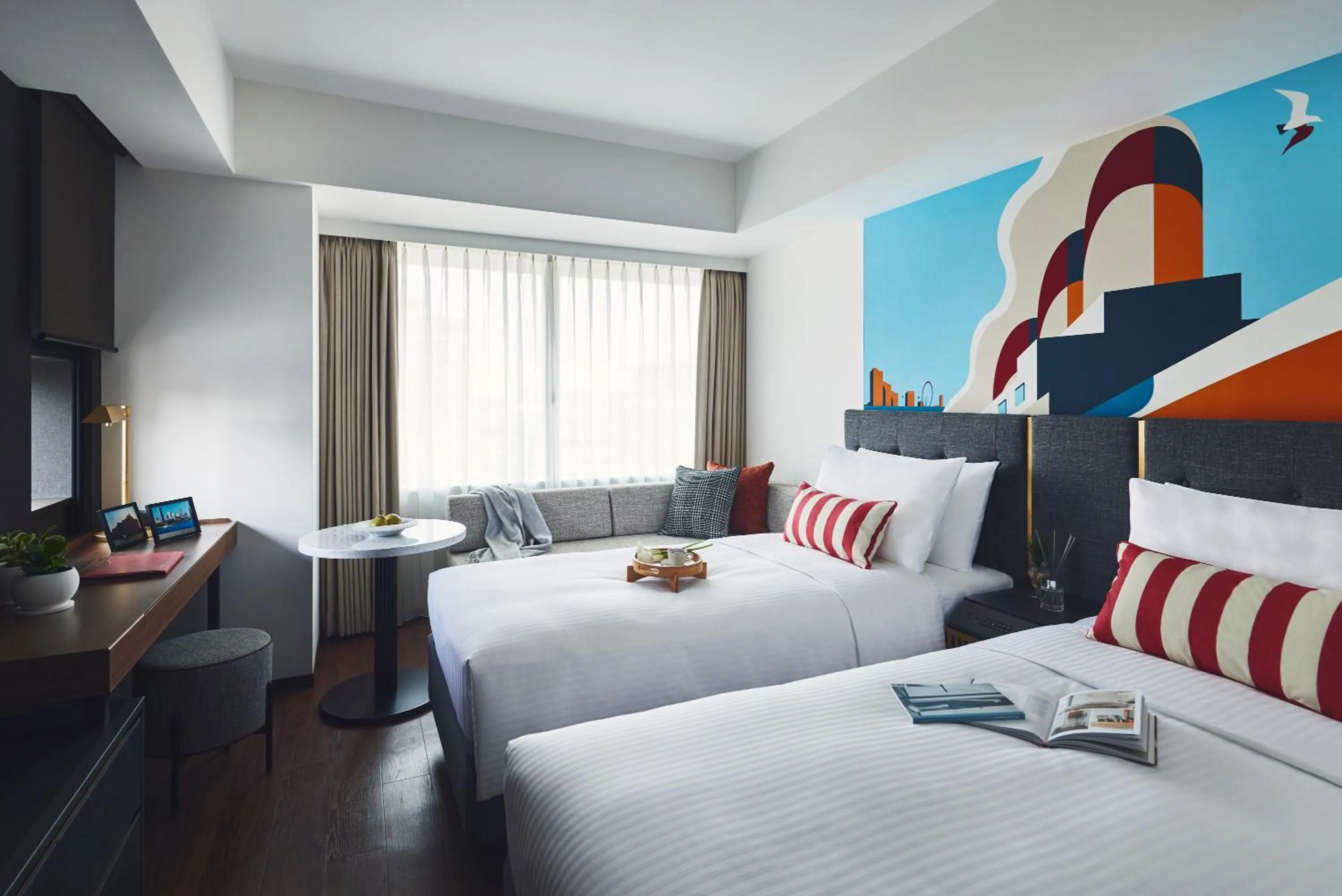 Premier Twin in Citadines Harbour Front Yokohama