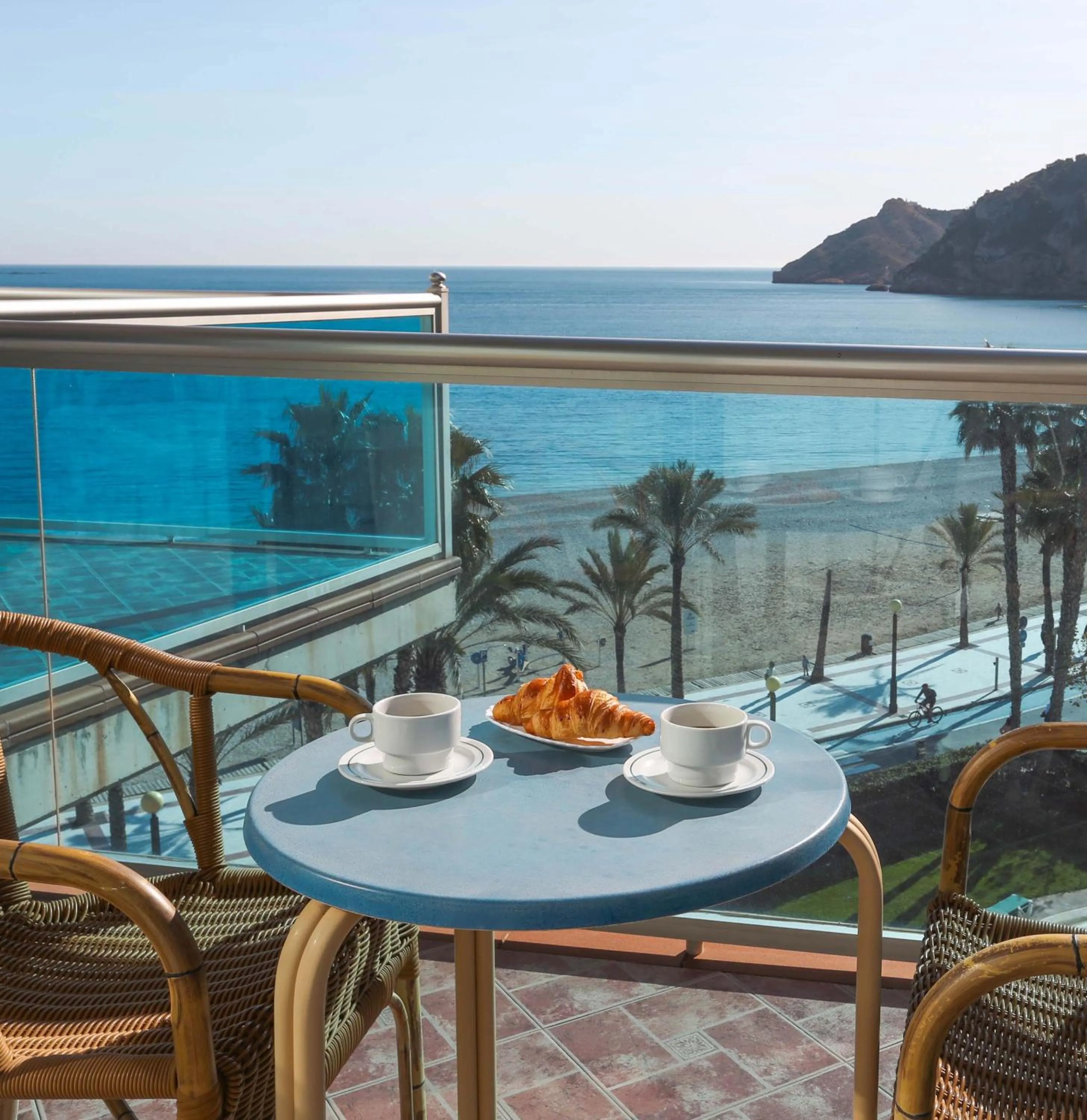 Double or Twin Room with Side Sea View in KAKTUS Hotel Kaktus Albir