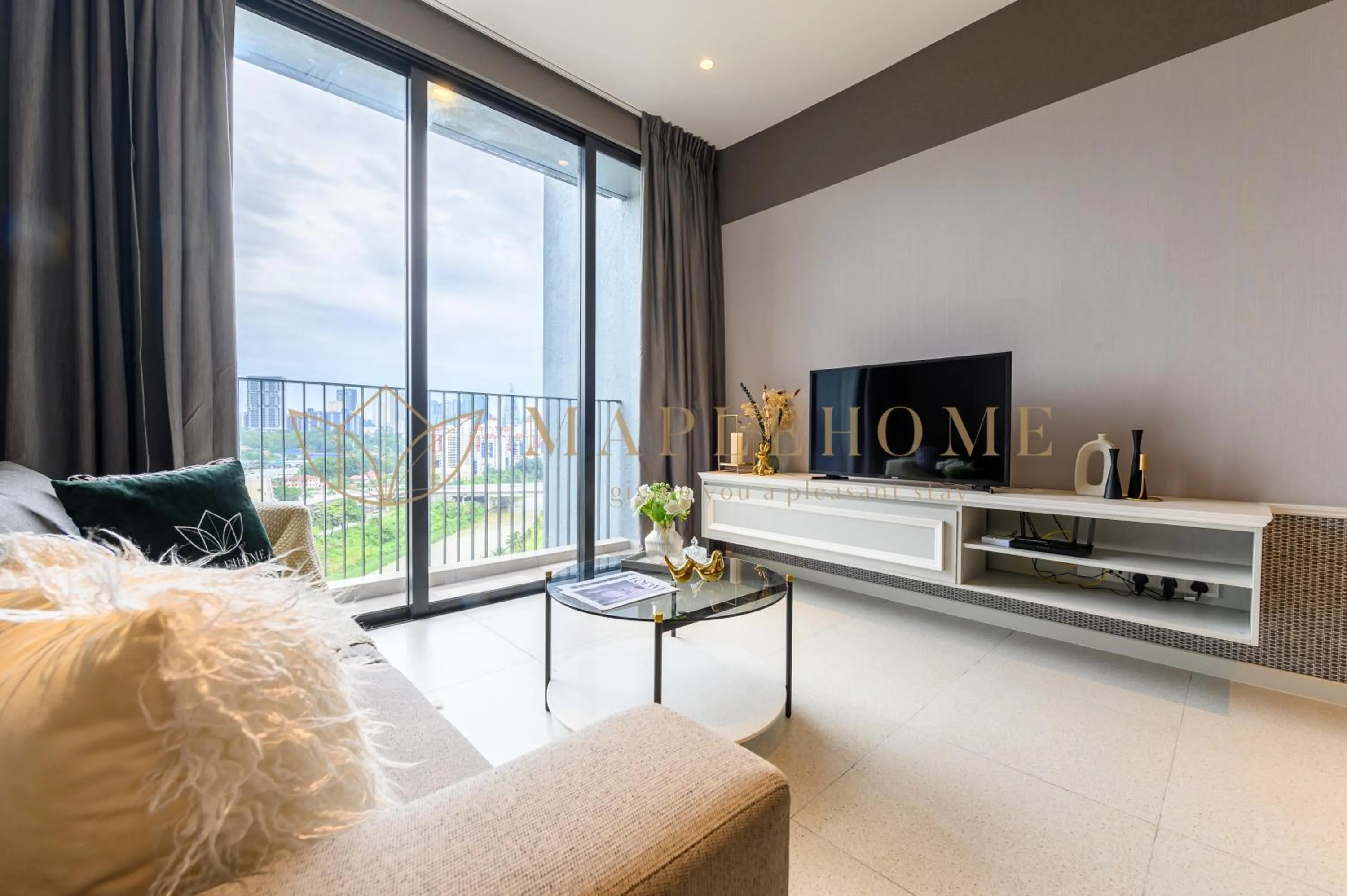 Deluxe Two-Bedroom Suite in Millerz Square Premier Suites Kuala Lumpur