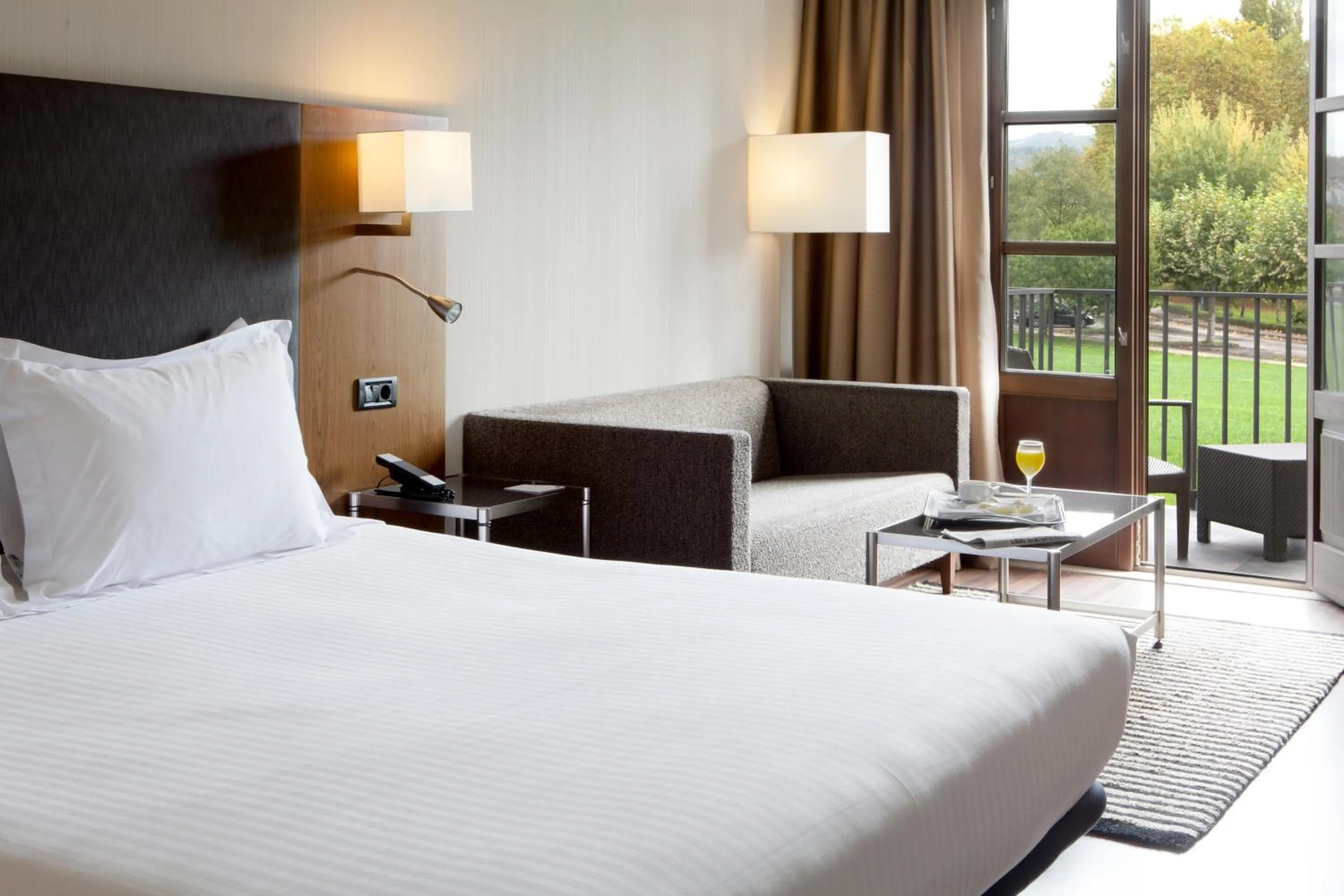 Double Room with Terrace and Spa Access in Eurostars Vila de Allariz Hotel Balneario