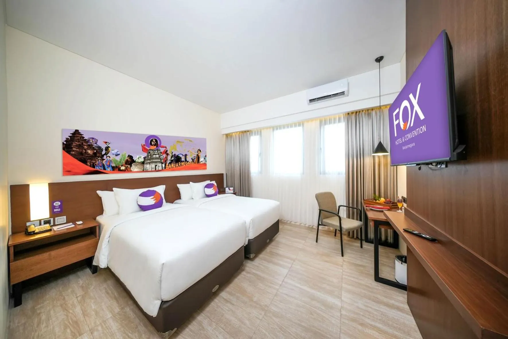 Superior Twin Room in FOX HARRIS Hotel & Convention Banjarnegara