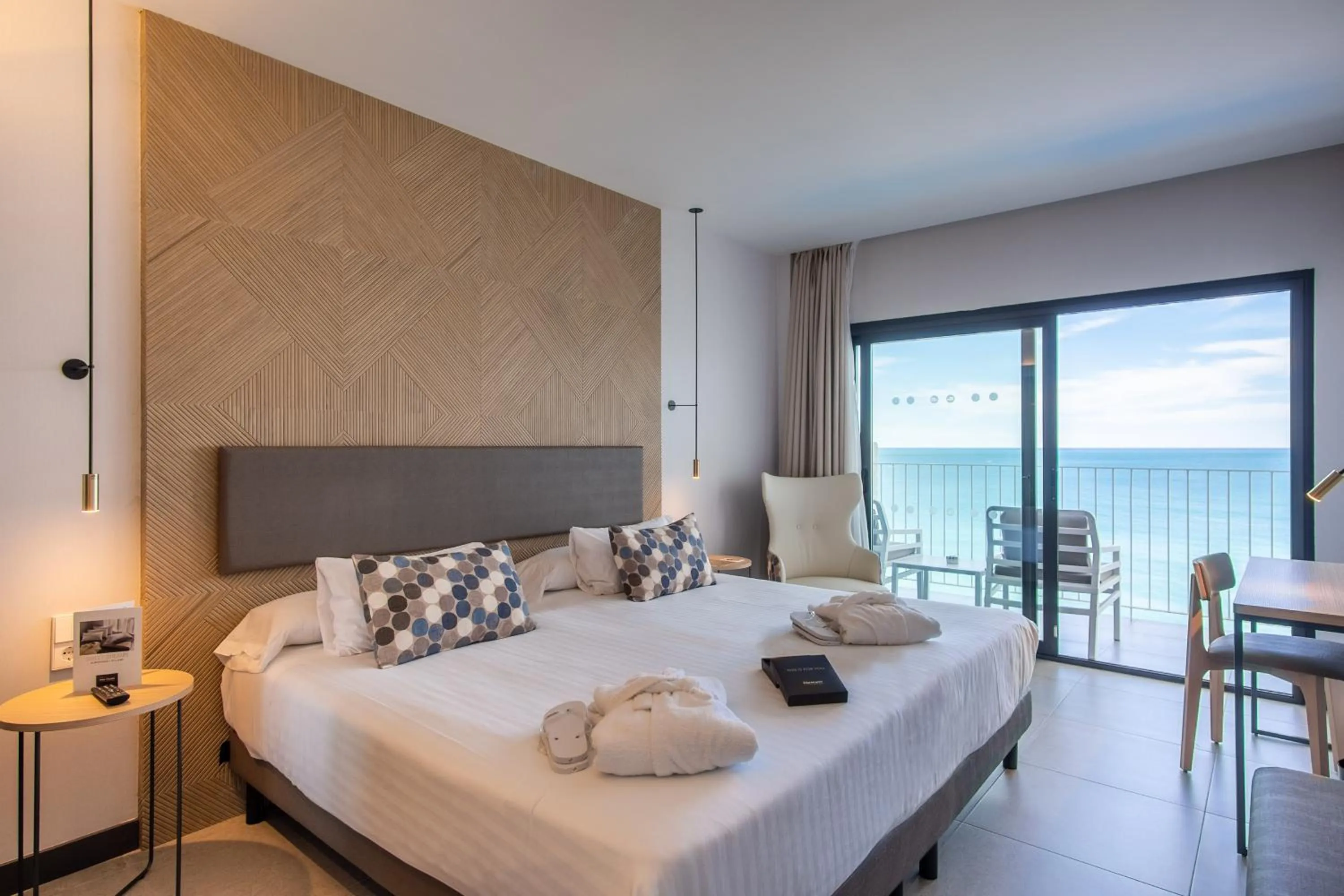 Double or Twin Room with Frontal Sea View in Hotel Cap Negret