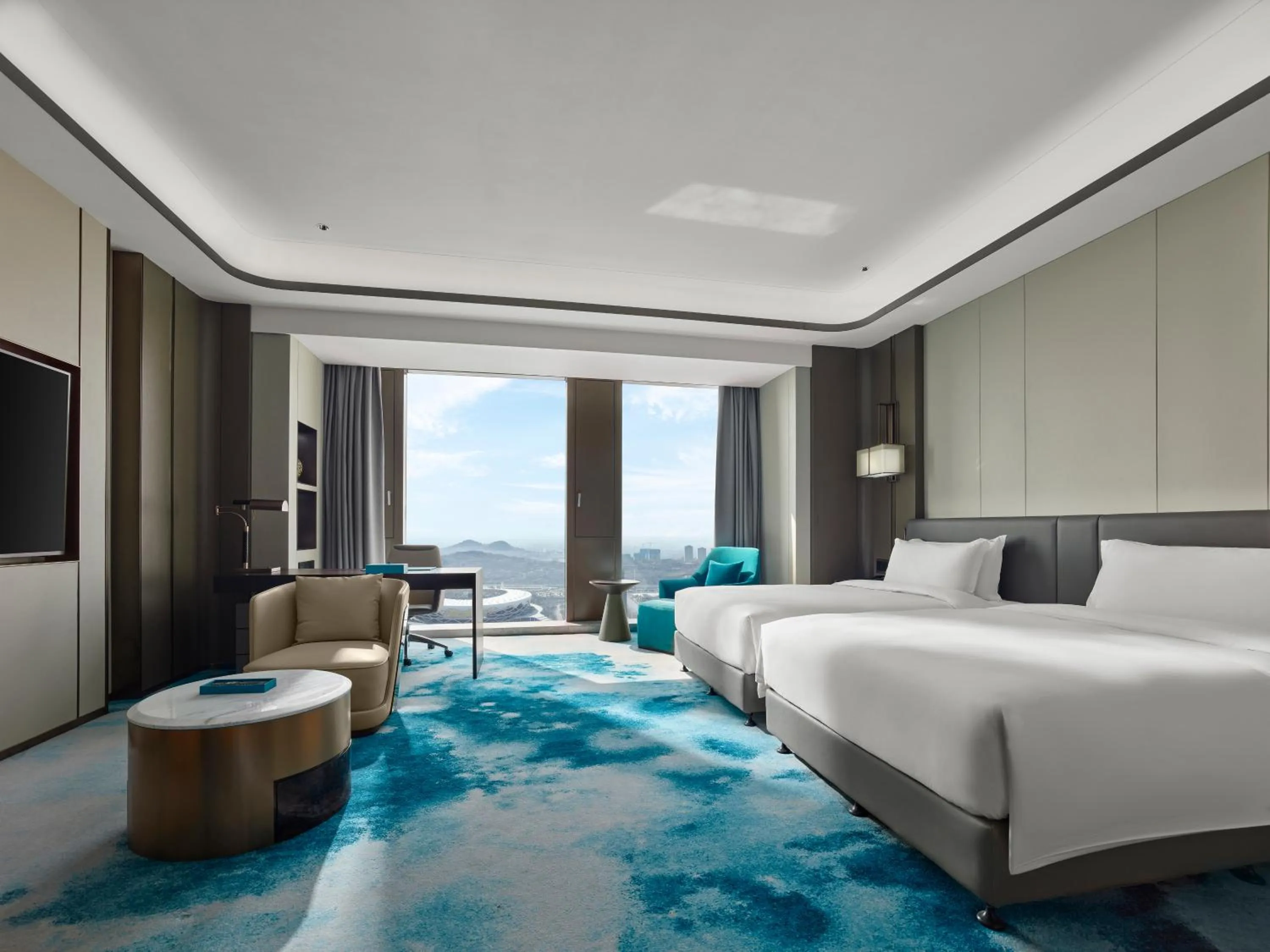Superior 2 Double Beds Room in Wyndham Grand Zaozhuang