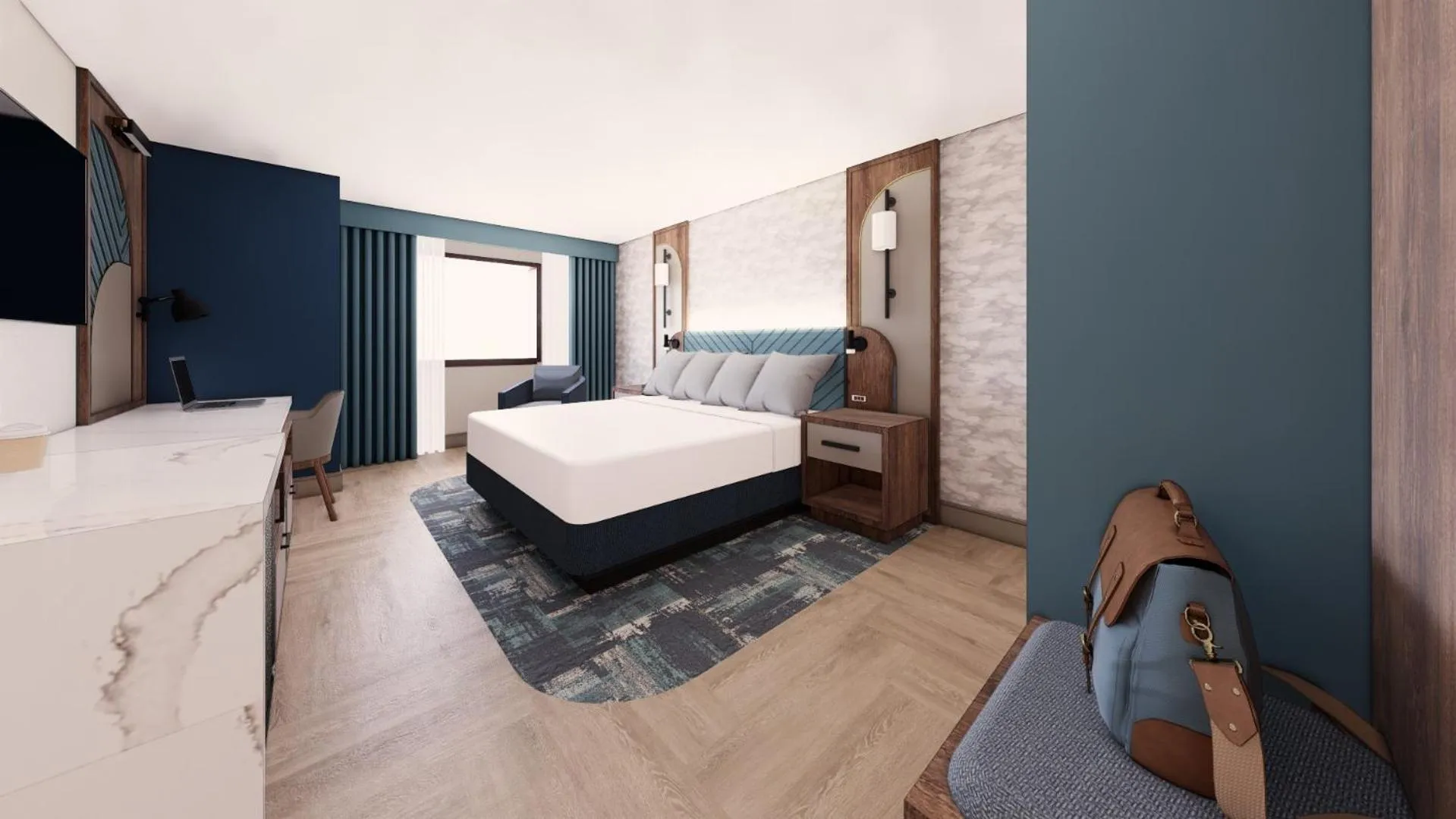 Valley Luxury Room , 1 King (Newly Renovated) in Harrah's Cherokee Valley River, A Caesars Destination