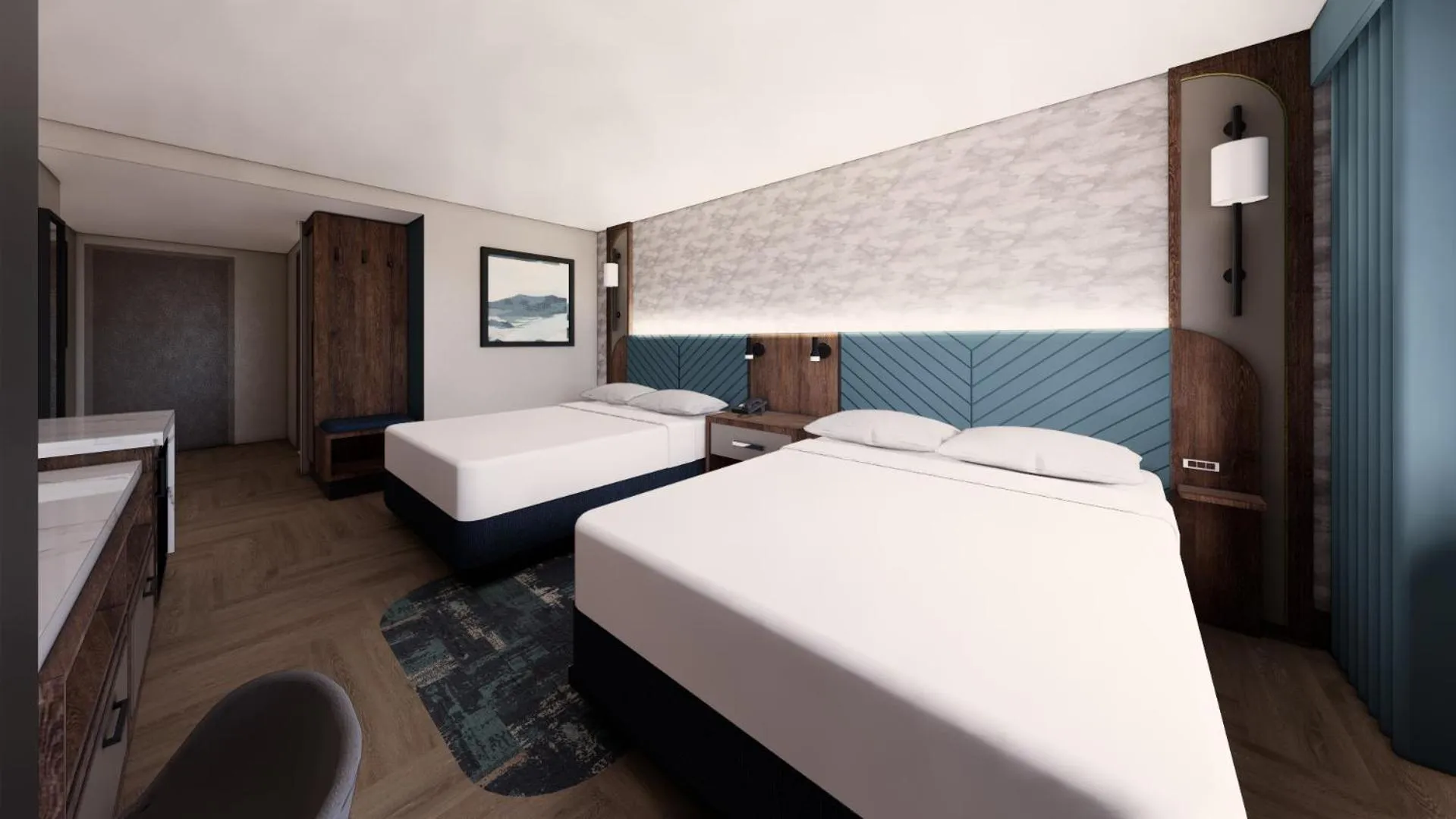 Valley Luxury Room , 2 Queen (Newly Renovated) in Harrah's Cherokee Valley River, A Caesars Destination