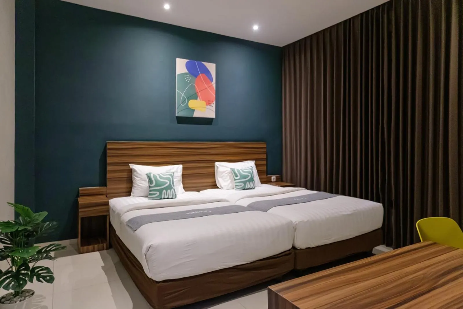 Deluxe Twin Room in Mono Coliving Kencana, Surabaya
