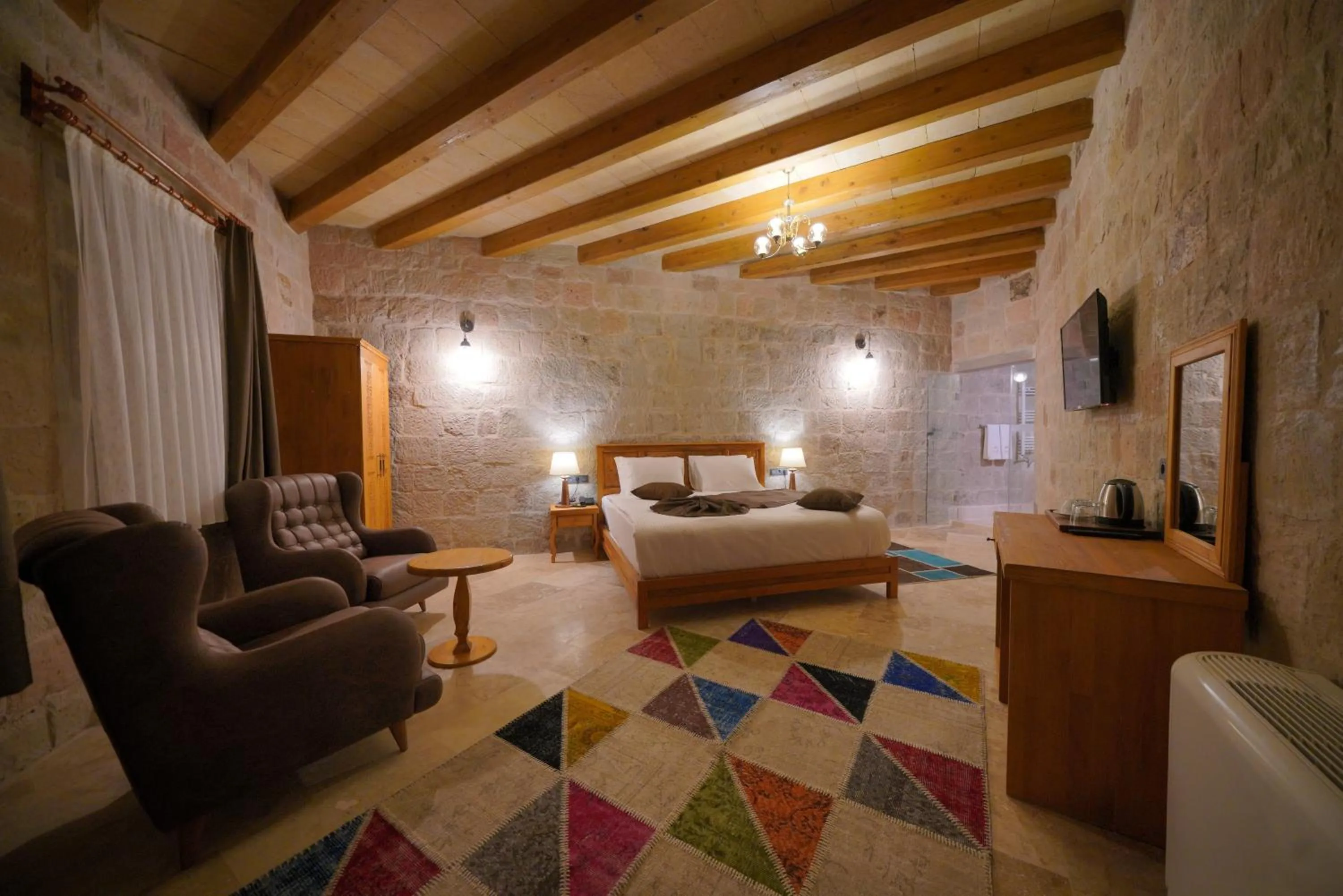 Stone Double or Twin Room - single occupancy in Cappadocia Secret Hill Cave Suites