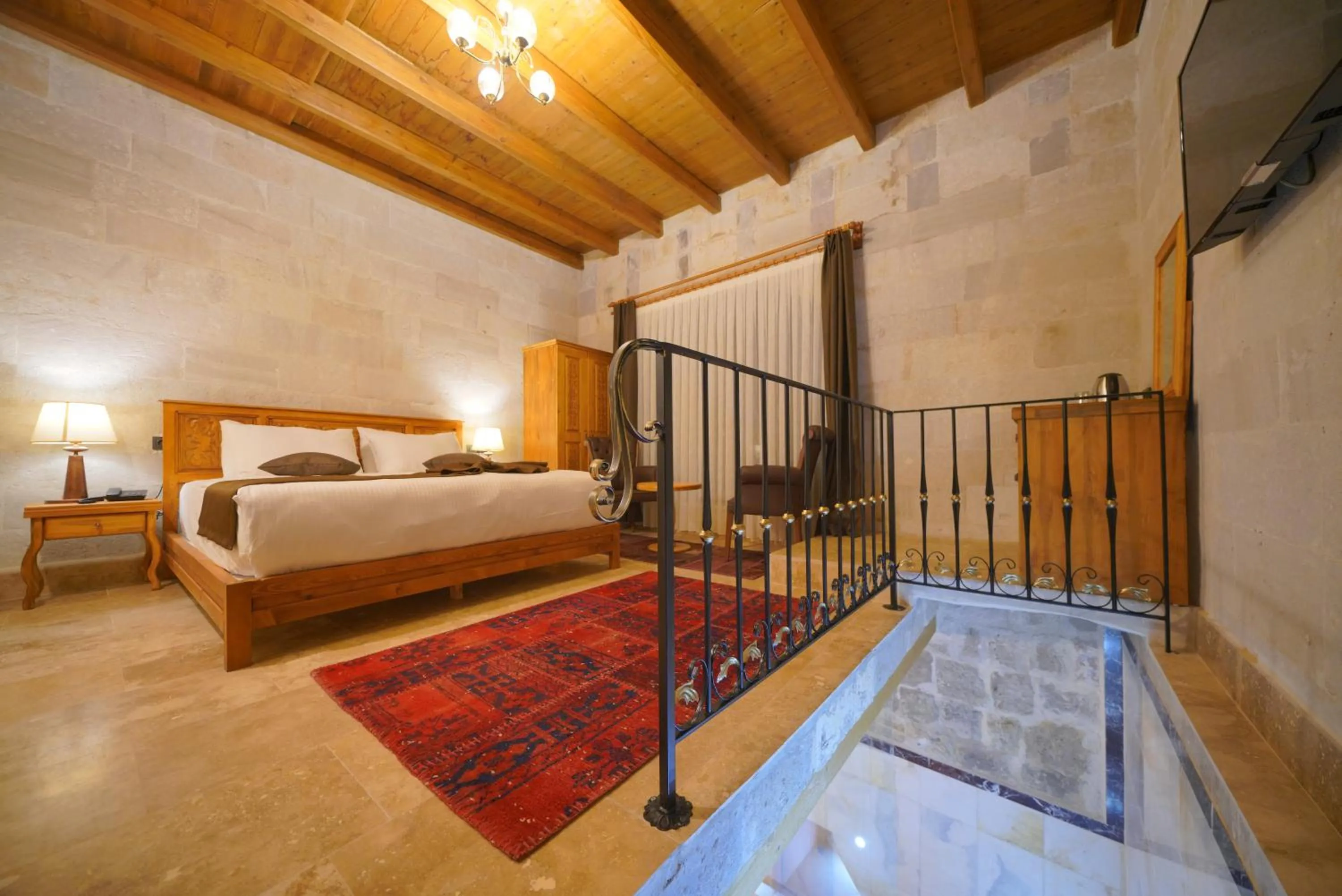 Junior Suite with Terrace - single occupancy in Cappadocia Secret Hill Cave Suites