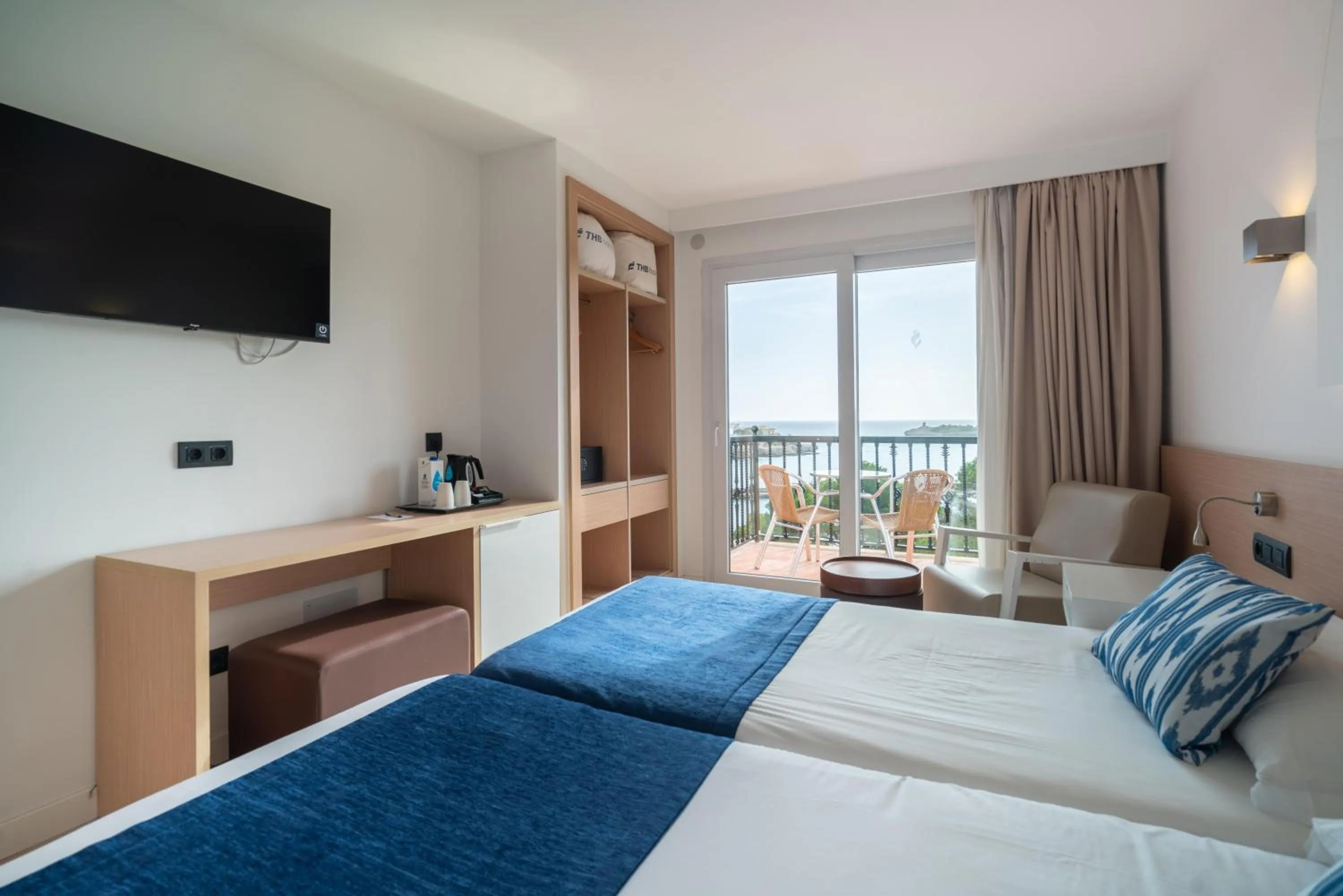 Twin Room with Sea View in THB Felip - Adults Only