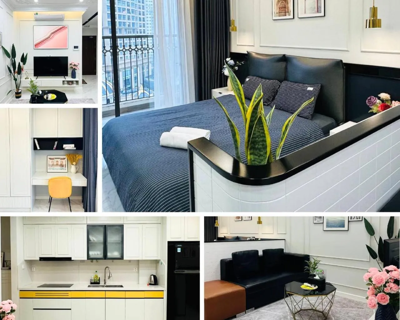 Studio with Lake View in Muse Hanoi Lake View Luxury Apartment - D' Eldorado