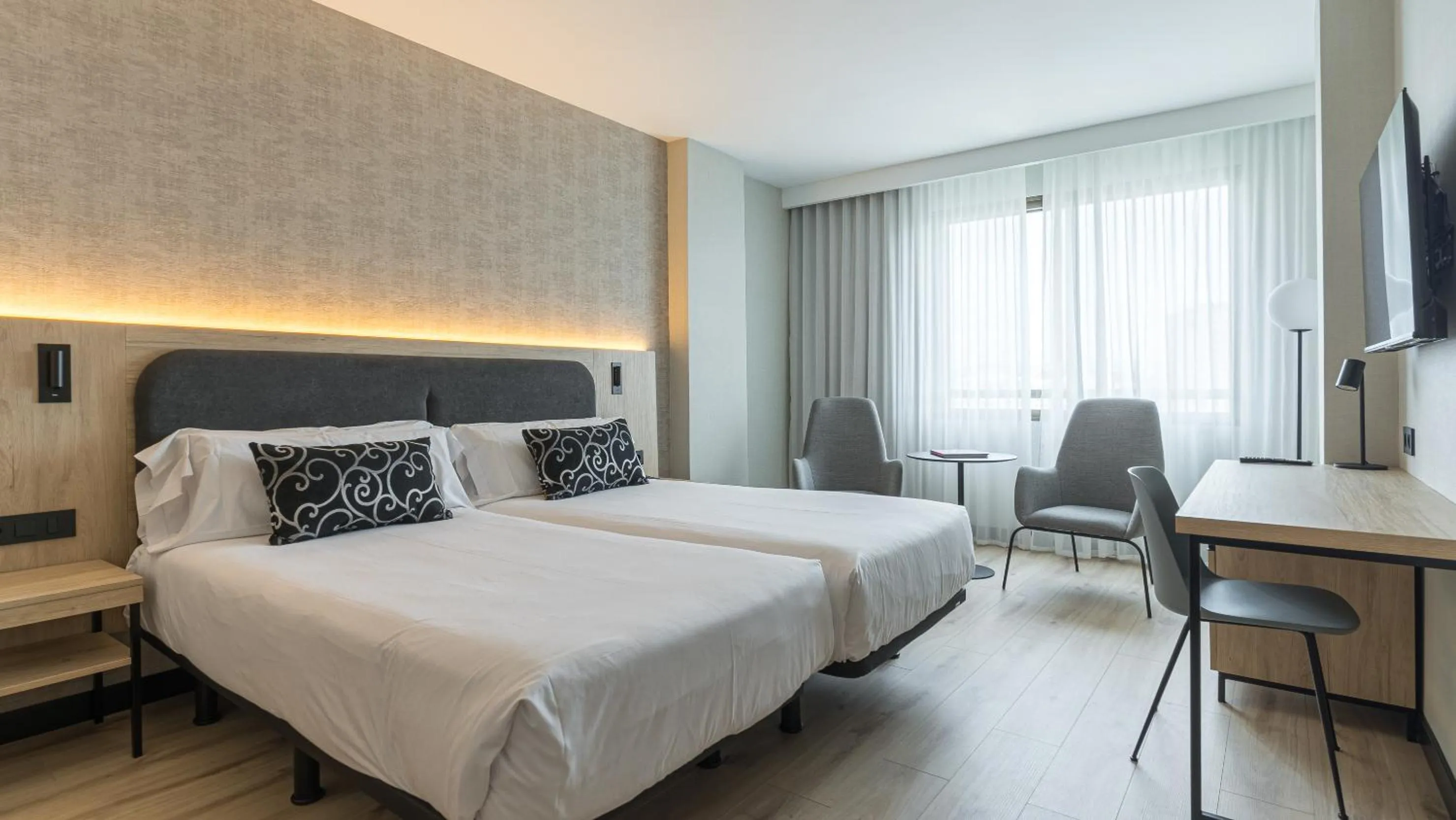 Confort Twin Room - single occupancy in Hotel Blanca de Navarra