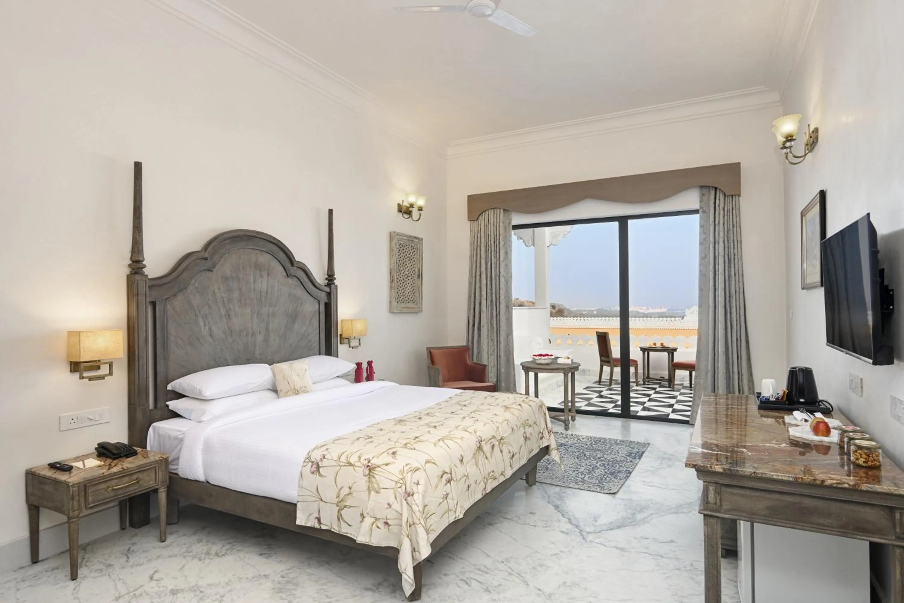 Deluxe Double Room with Balcony in Fateh Vilas by Fateh Collection