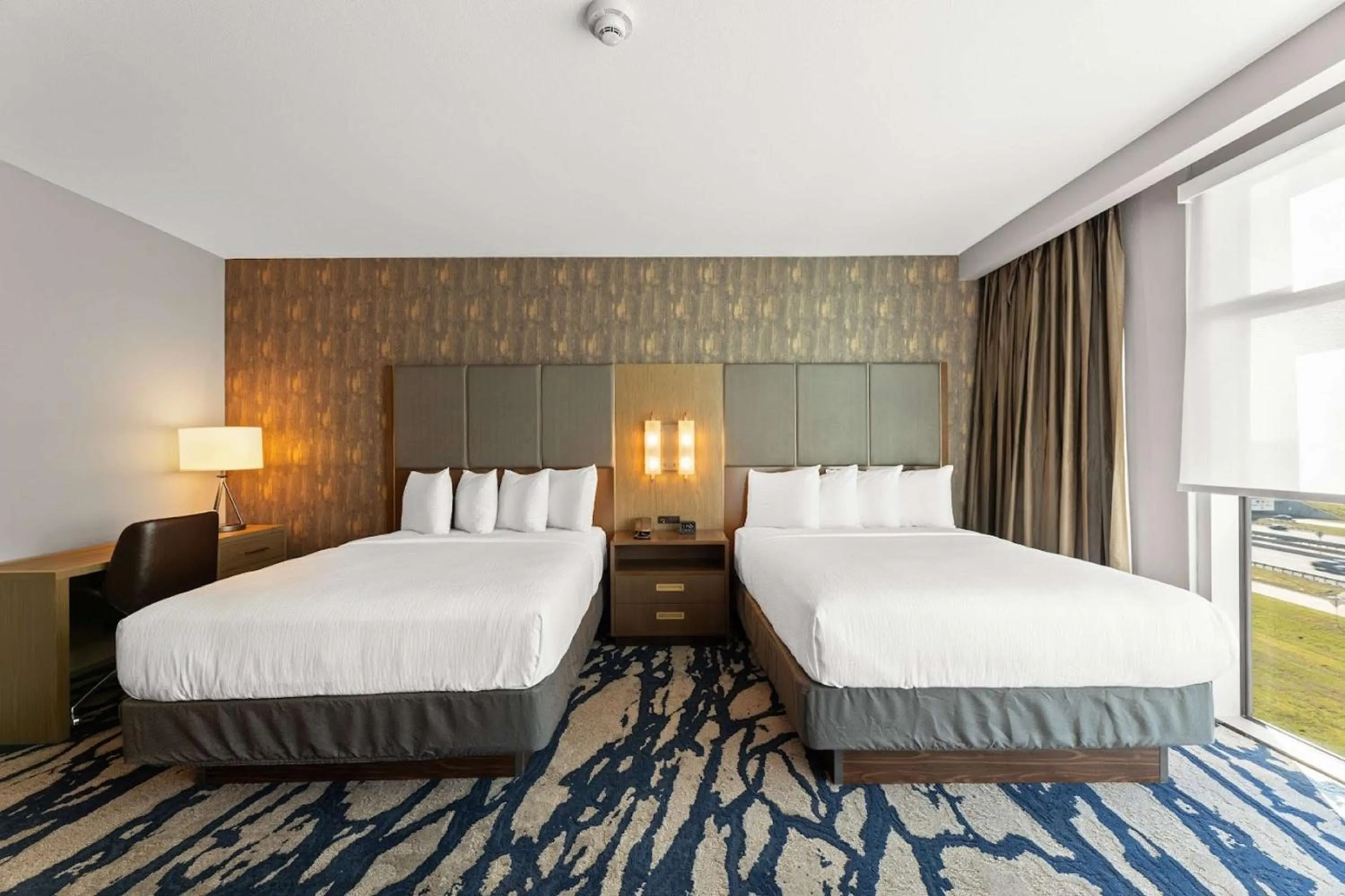 Two-Room Queen Suite with Two Queen Beds - Hearing Access in Embassy Suites By Hilton Irving Las Colinas