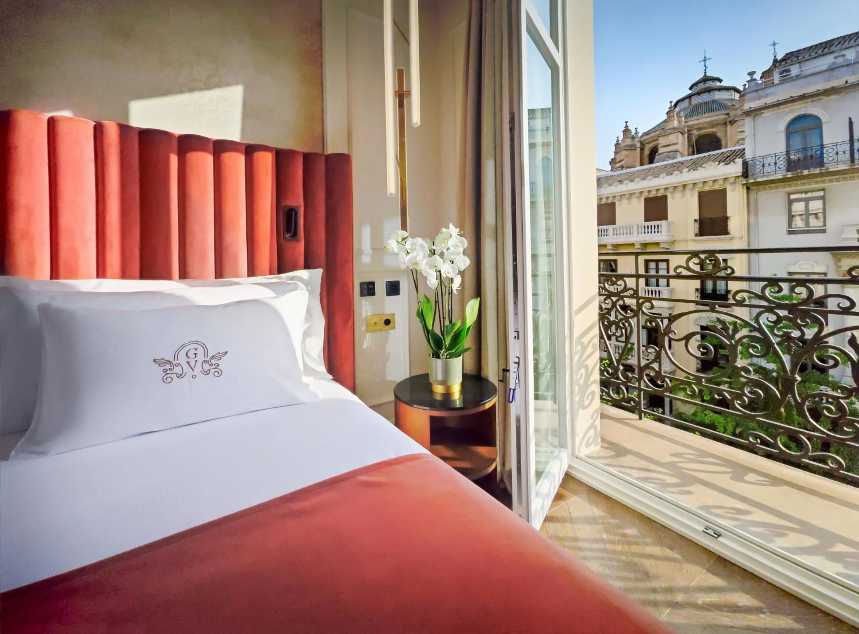Deluxe Double Room with City View in Palacio Gran Vía, a Royal Hideaway Hotel