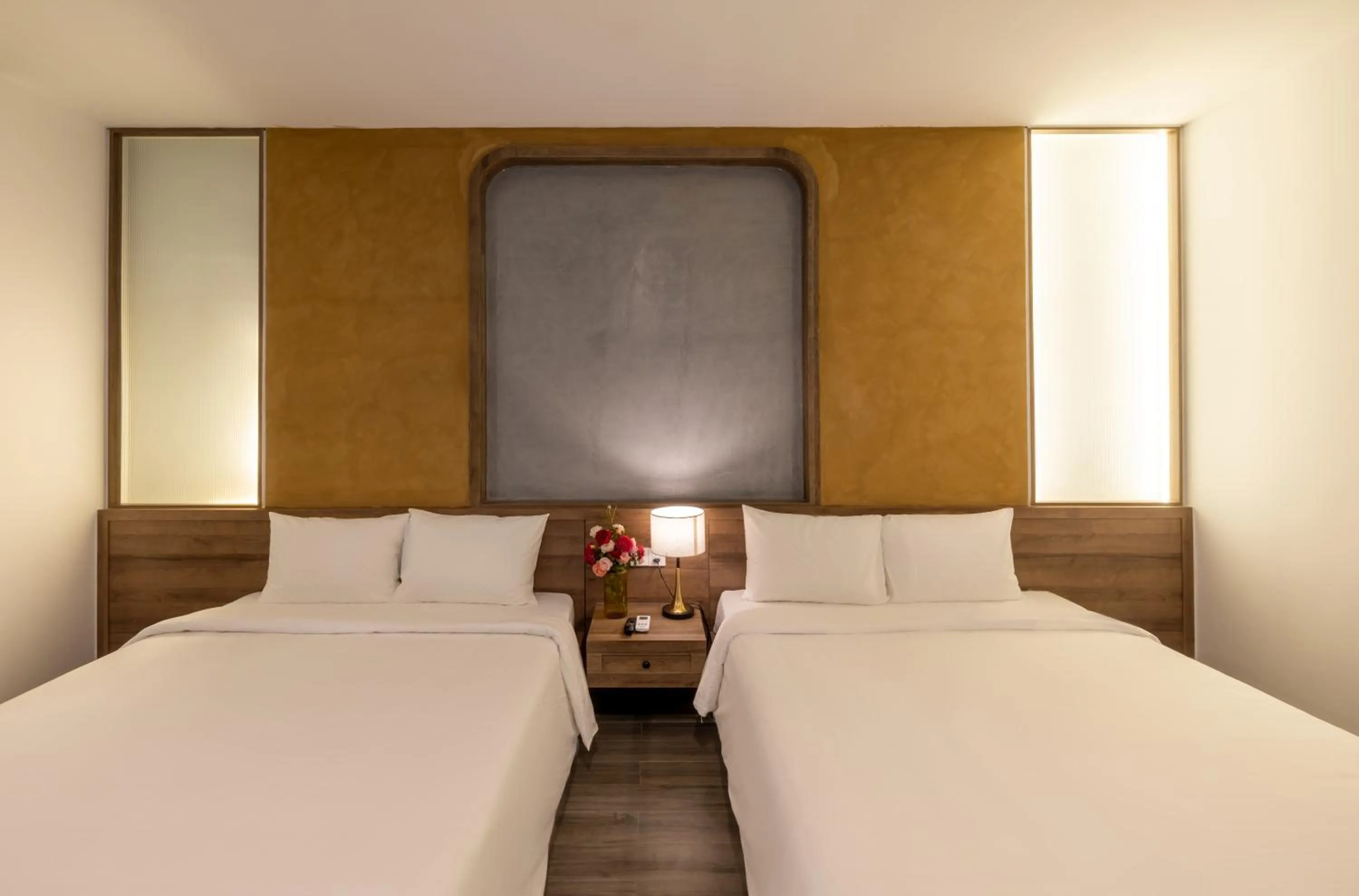 Deluxe Double Room with Two Double Beds in Moon Sun Boutique Villa Hotel