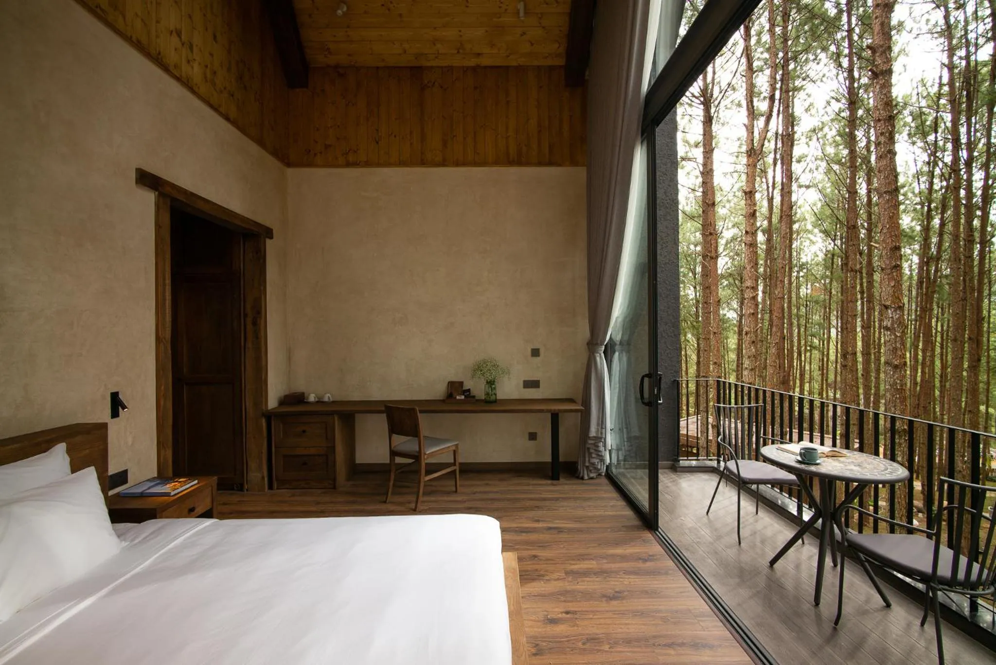 Deluxe Double Room with Balcony in Mơ Stay - Forest Resort