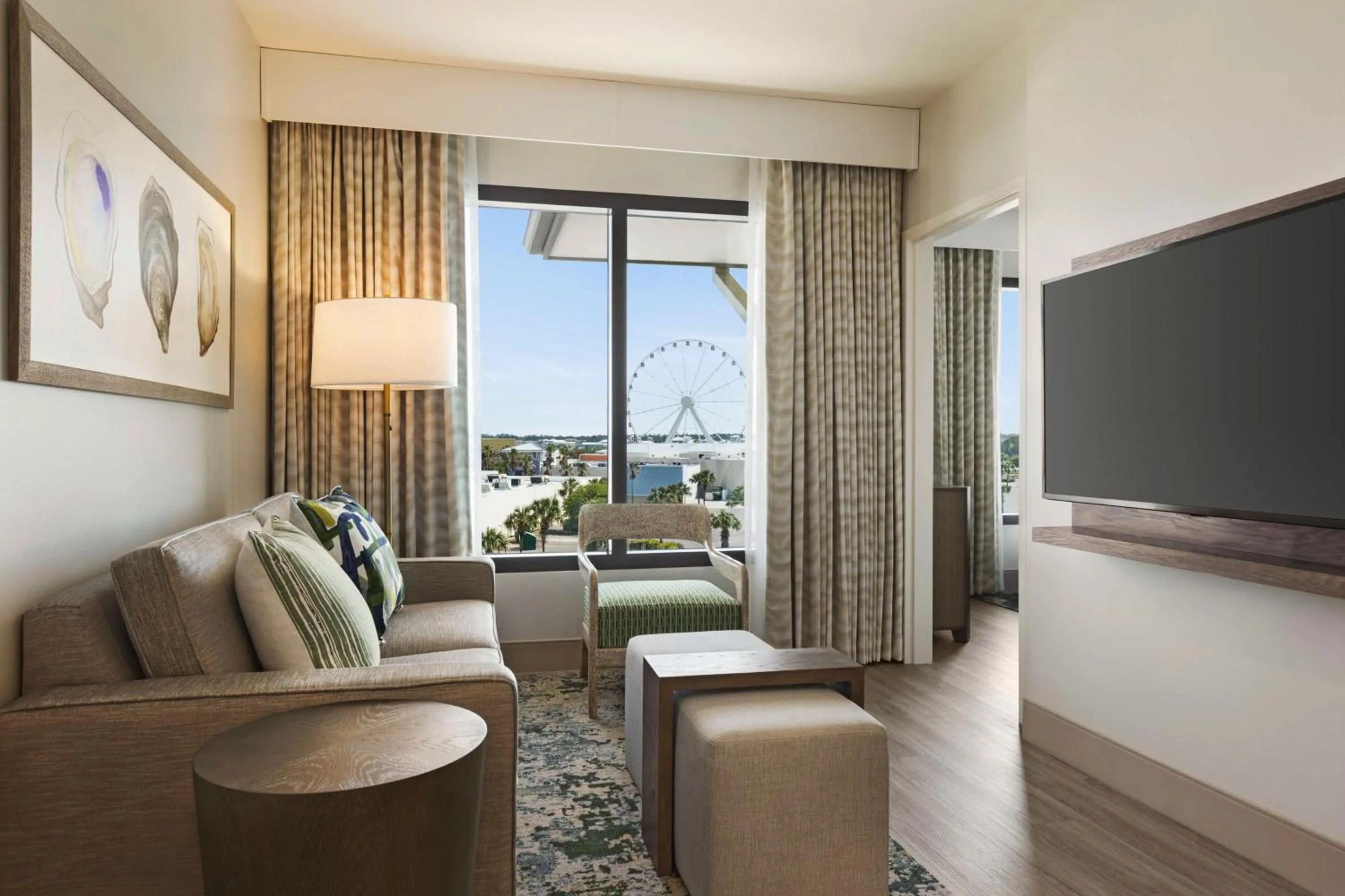 One-Bedroom Suite with Two Queen Beds in Embassy Suites By Hilton Panama City Beach Resort