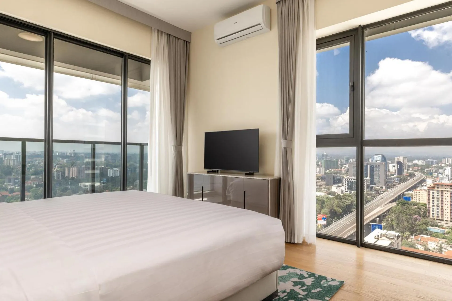 Two Bedroom Suite King and Twin  in Pan Pacific Serviced Suites Nairobi