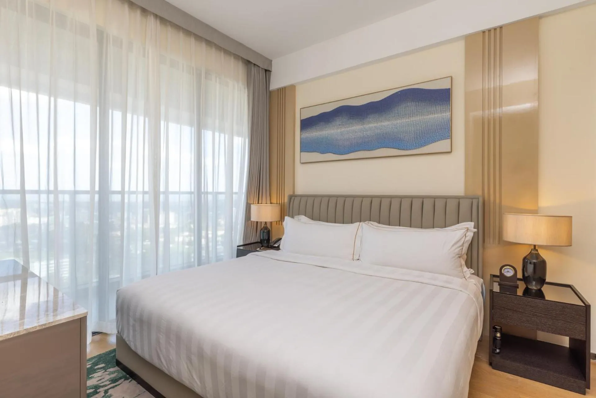 Two Bedroom Suite King and Queen in Pan Pacific Serviced Suites Nairobi