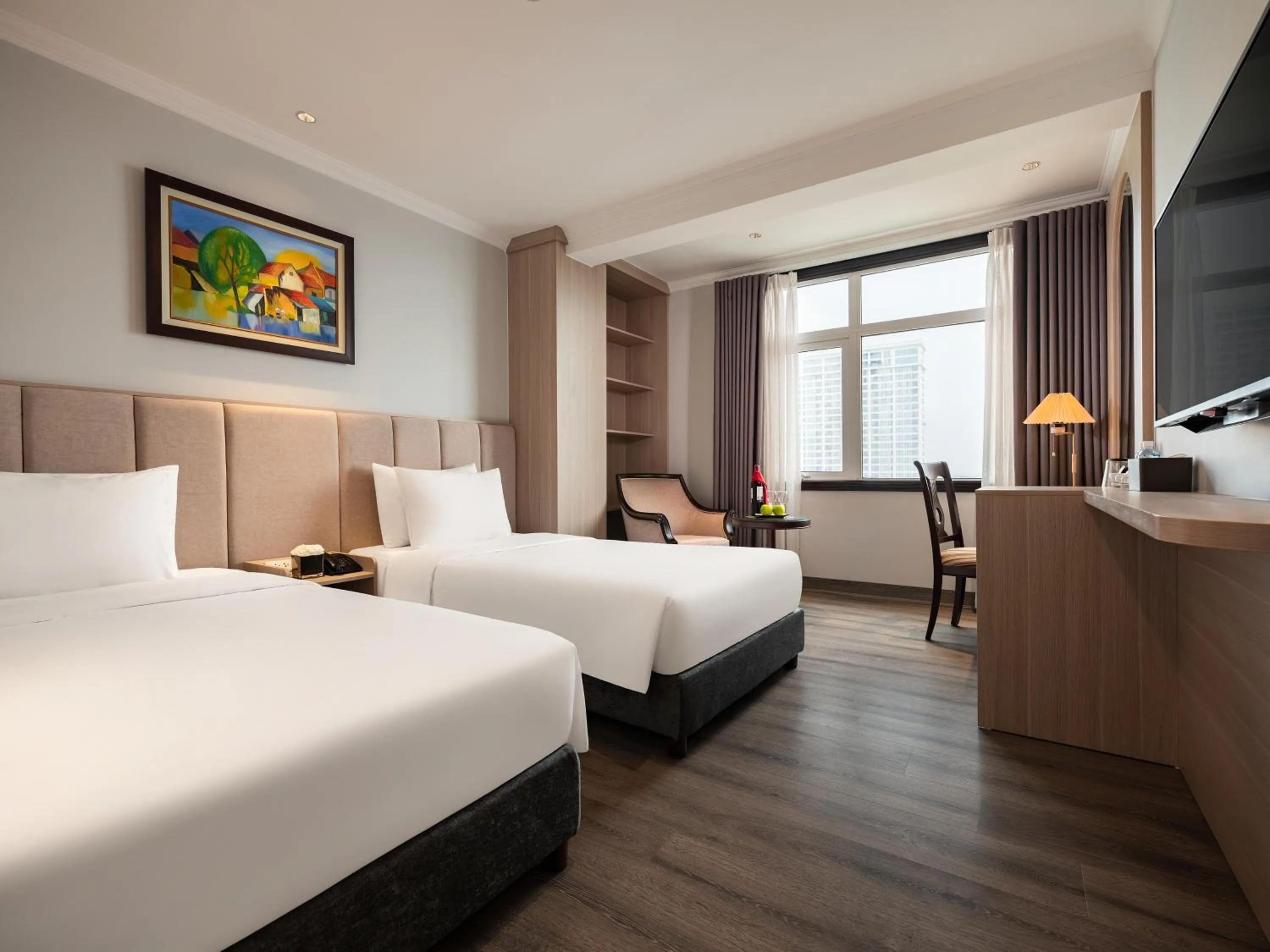 Double or Twin Room with City View in Minasi Premium Hotel