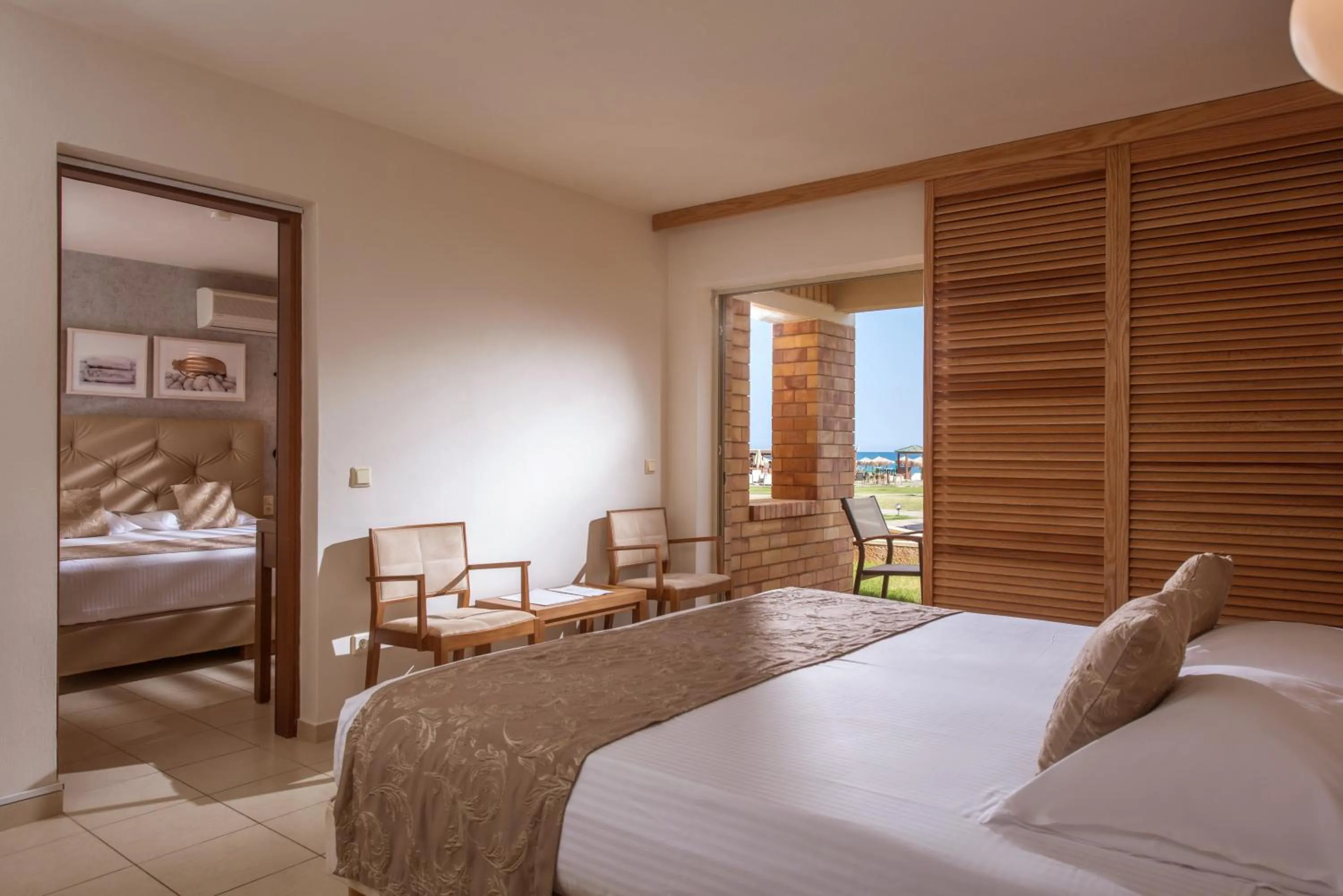 Family Room with Garden View in Bella Beach Hotel