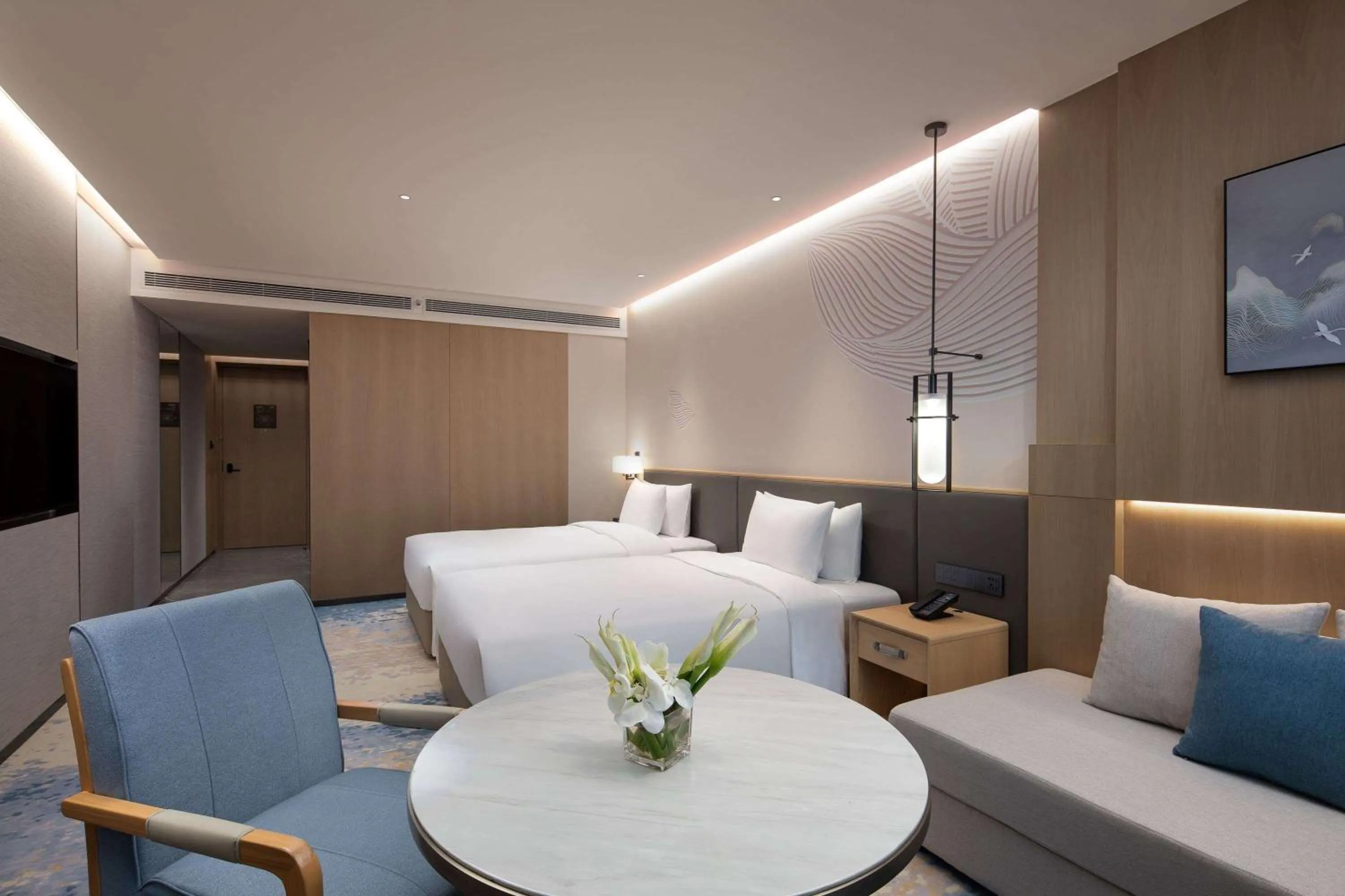 Twin Room - Non-Smoking in Wyndham Guangzhou Baiyun Mountain