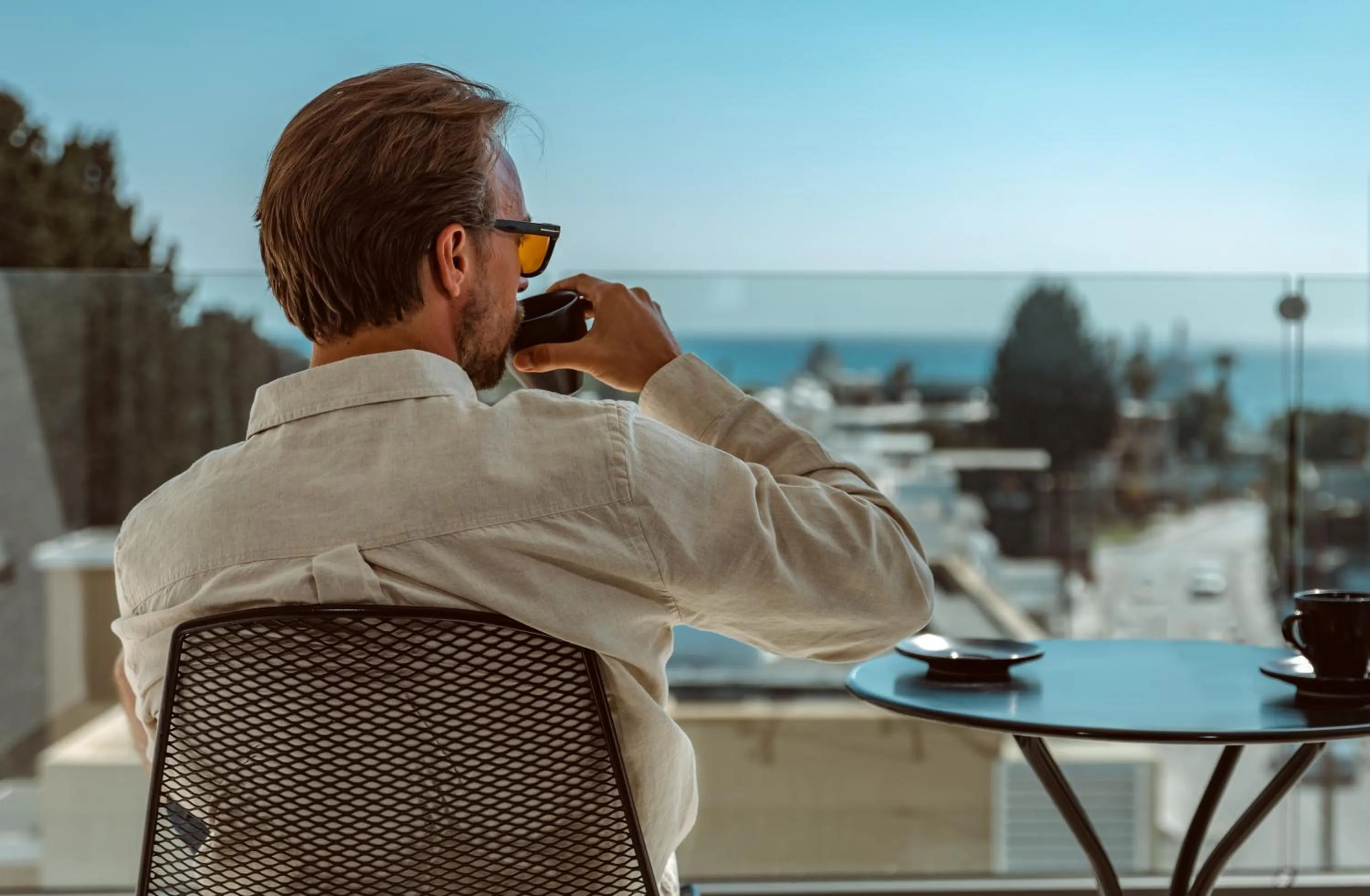 Deluxe Double Room with Balcony and Sea View in Regency Boutique Hotel Holiday Suites