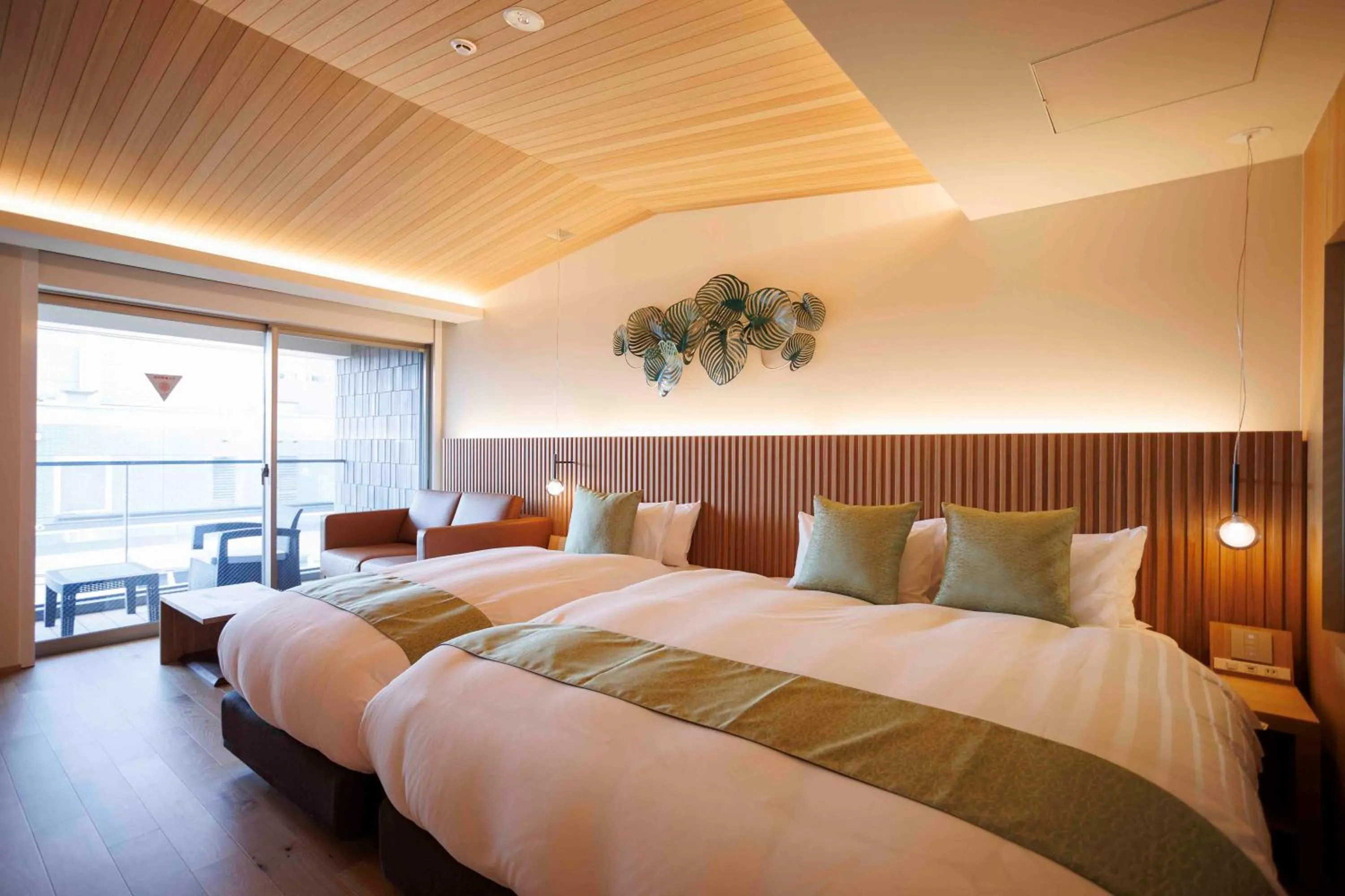 Deluxe Queen Room with Sauna in Gion Elite Terrace