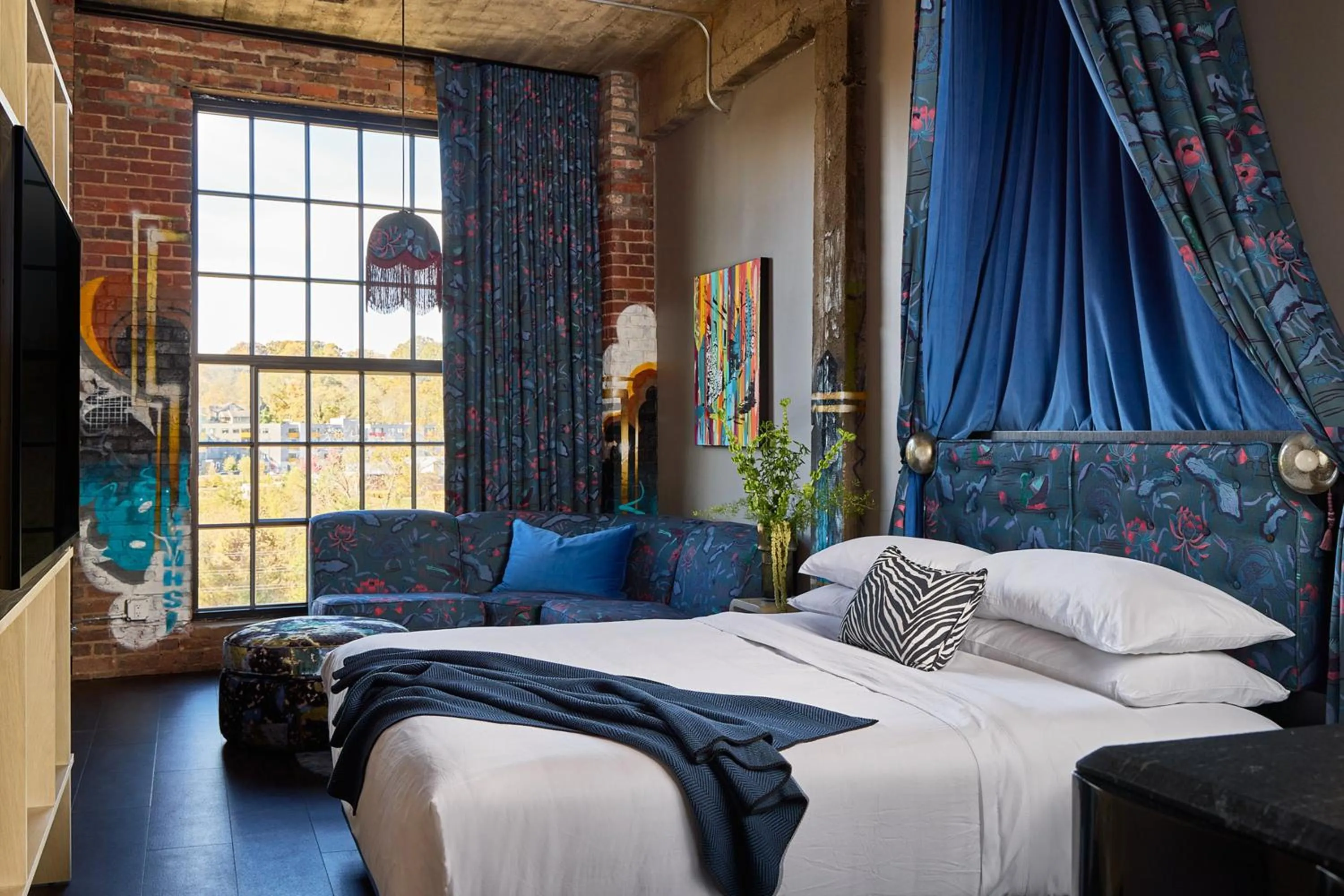 River View King Studio in The Radical Asheville, Tapestry Collection by Hilton