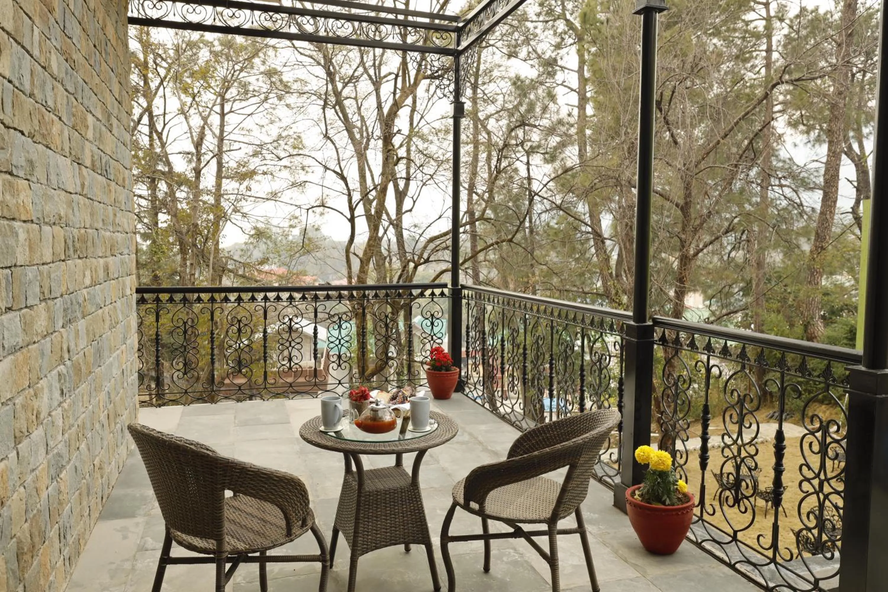 King Room with Mountain View in Infinitea Dakbunglow Palampur