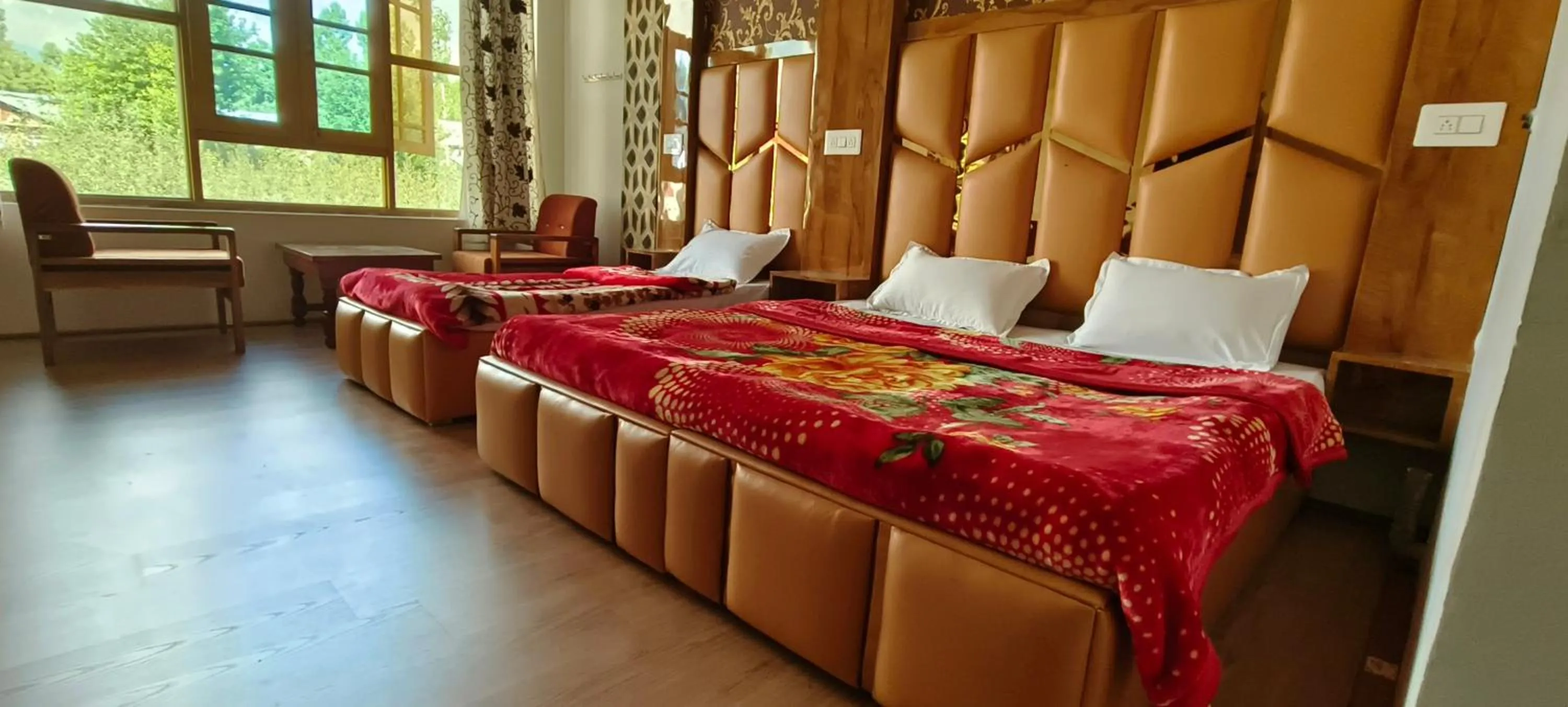 Triple Room with Garden View in Gulsitara Resorts-Gulmarg