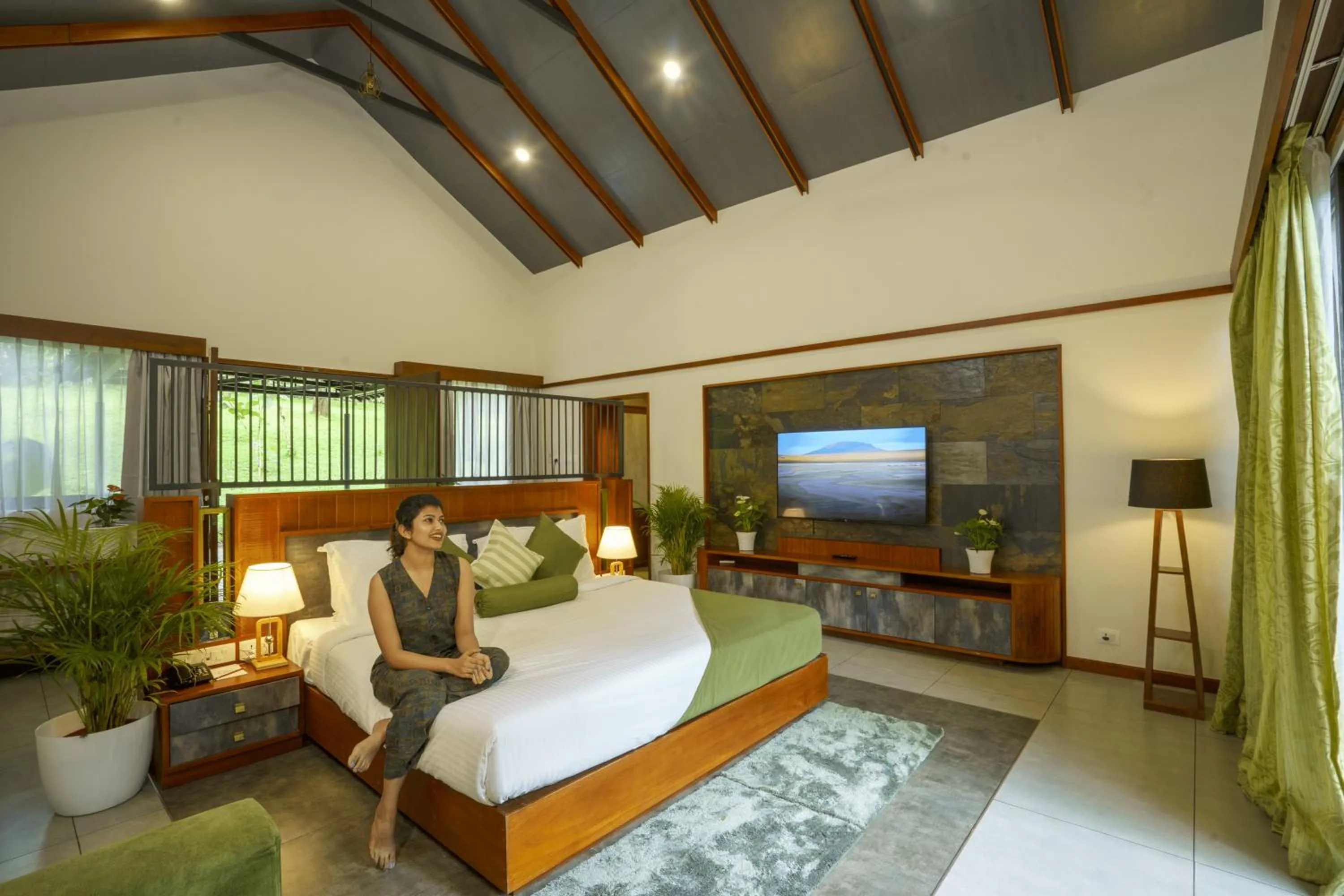 King Room with Balcony in Crystal Kuruva Nature Resort & Spa