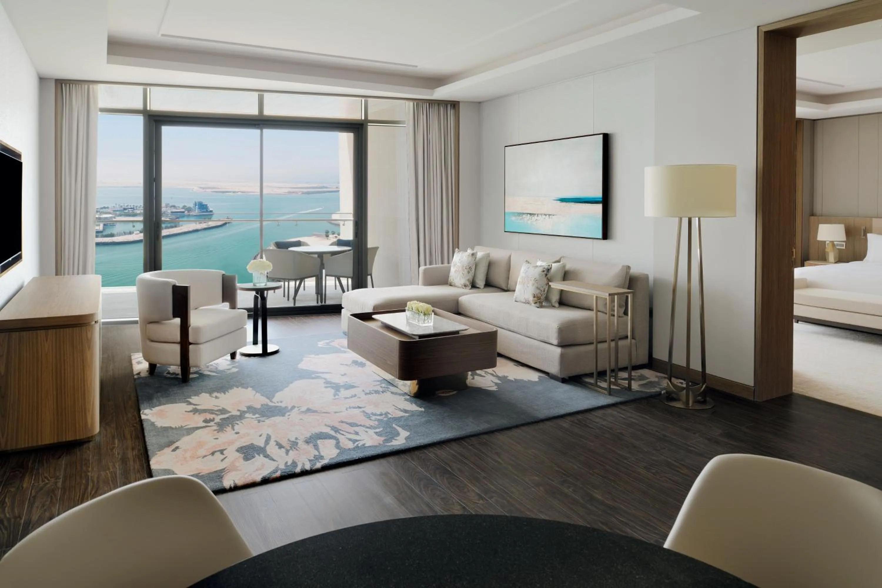 Two-Bedroom Apartment with Balcony and Sea View in InterContinental Residences Abu Dhabi by IHG