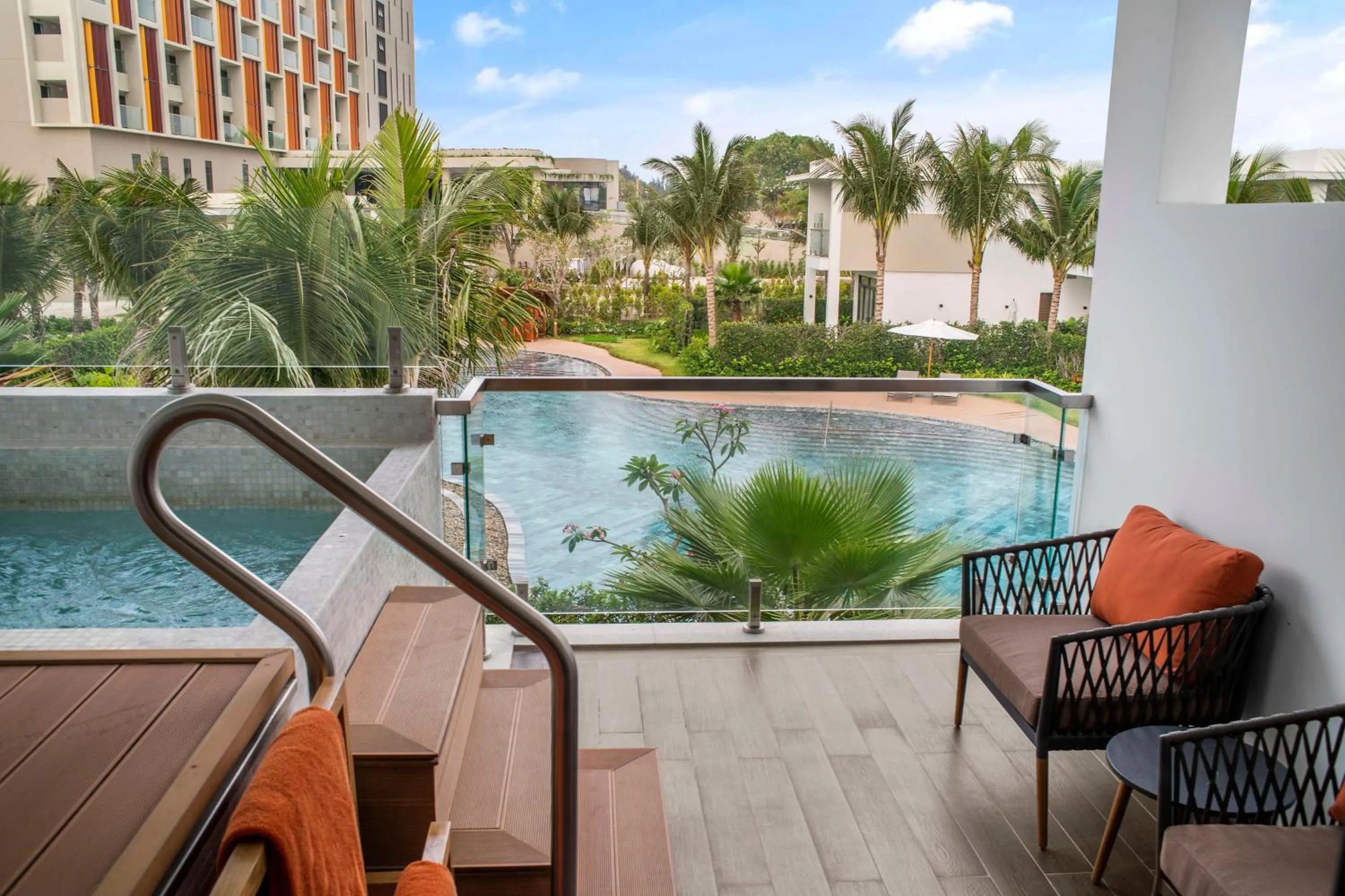 Twin Suite with Jacuzzi and Garden View in Angsana Ho Tram