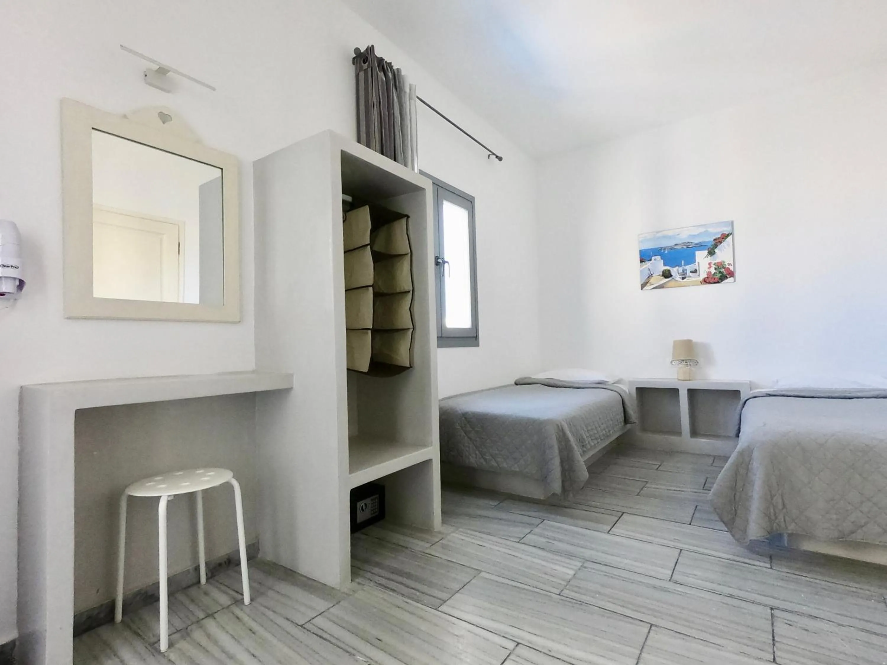 Twin Room with Pool View in Anny Studios & Rooms Perissa Beach