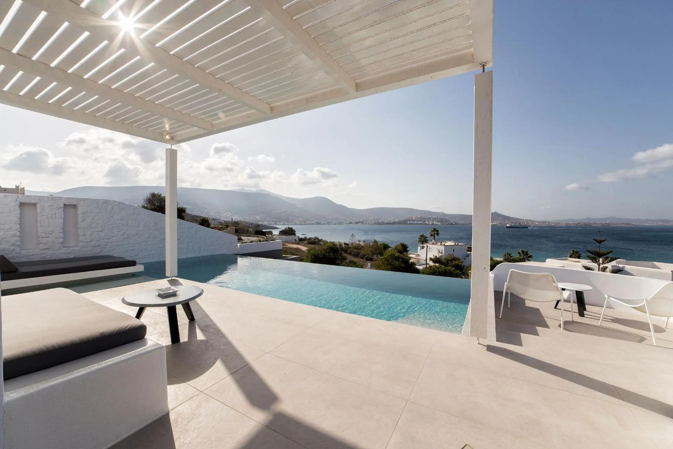 Executive Suite with Private Pool Sea View in Paros Agnanti Resort & Spa