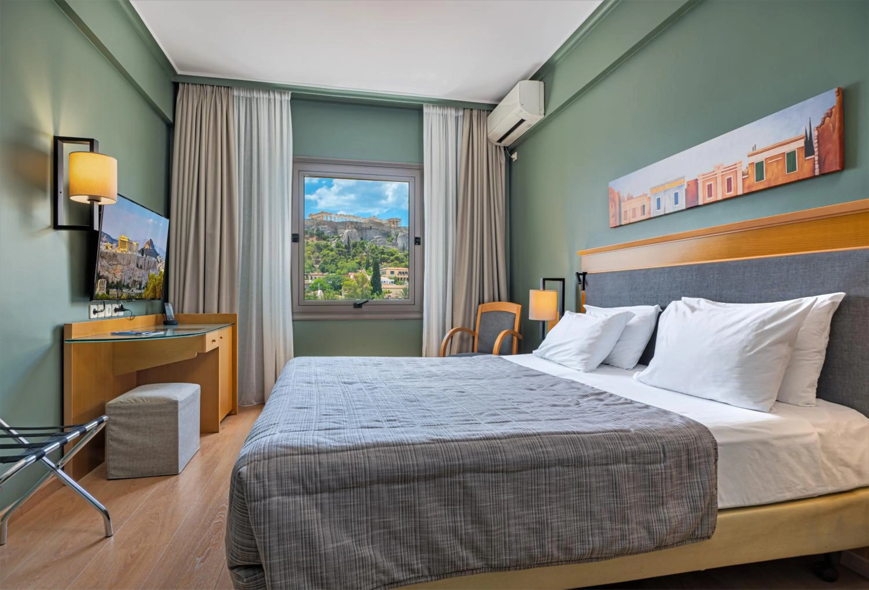 Deluxe Double or Twin Room with Acropolis View  in Plaka Hotel