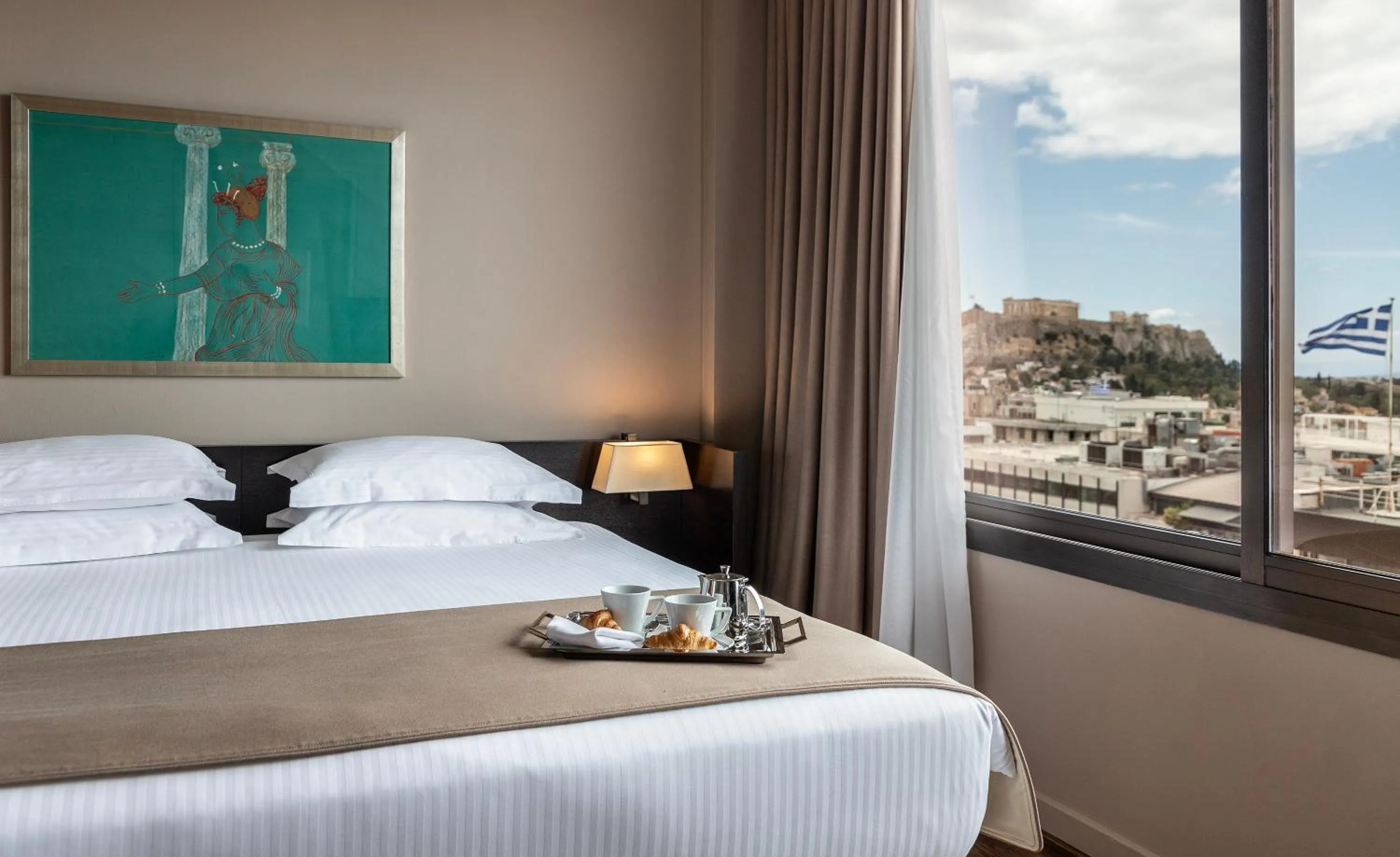 Acropolis View Deluxe Suite in NJV Athens Plaza