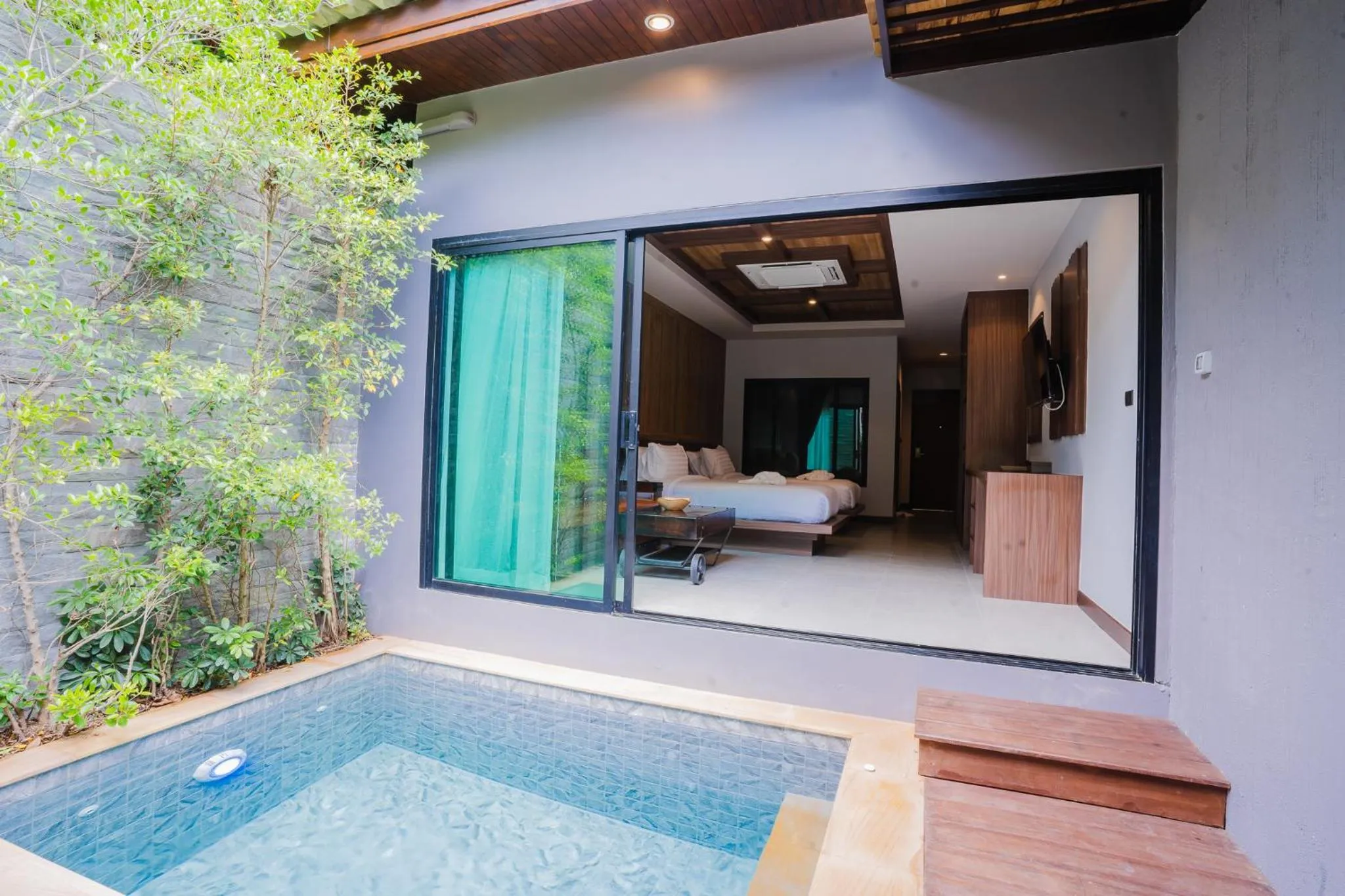 Deluxe Twin Beds With Private Pool  in Malabar Pool Villa Phuket