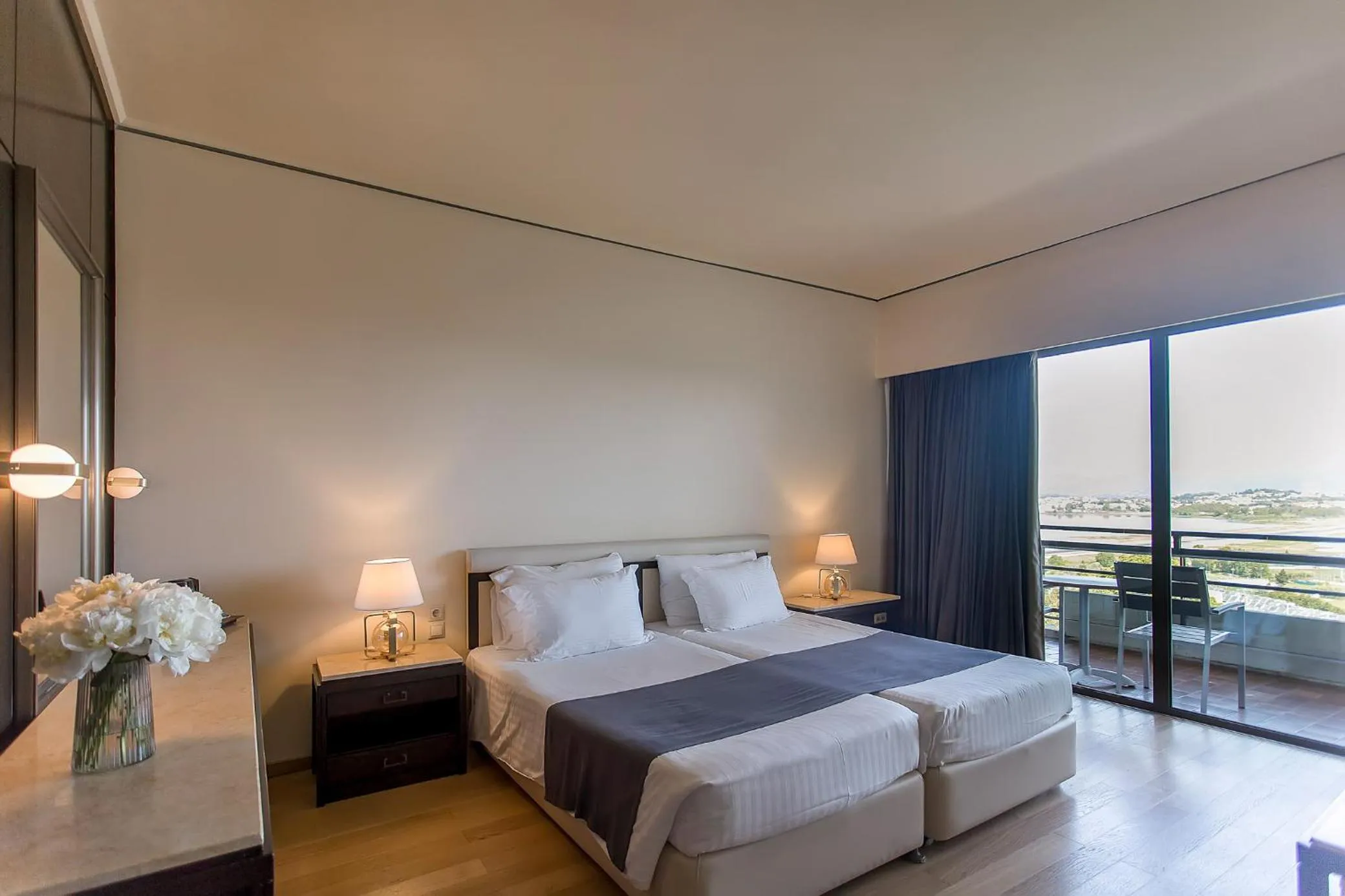 Superior Twin Room with Lake View in Corfu Holiday Palace