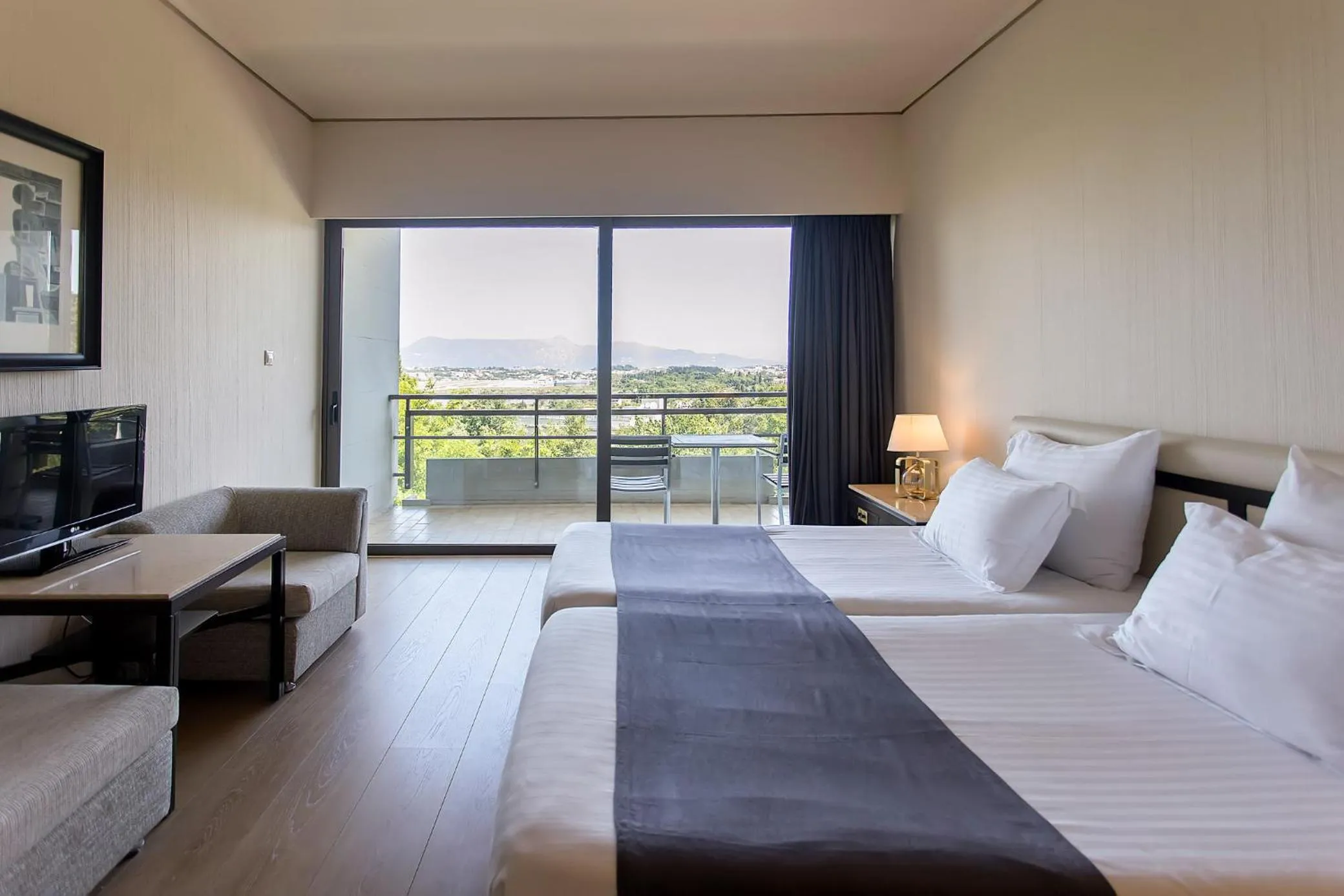 Twin Room with Lake View - single occupancy in Corfu Holiday Palace