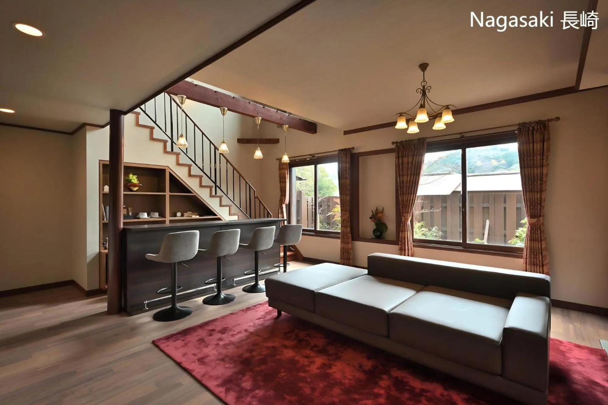 Two-story deluxe villa with Two Hot Spring Bath in Oni no Sumika