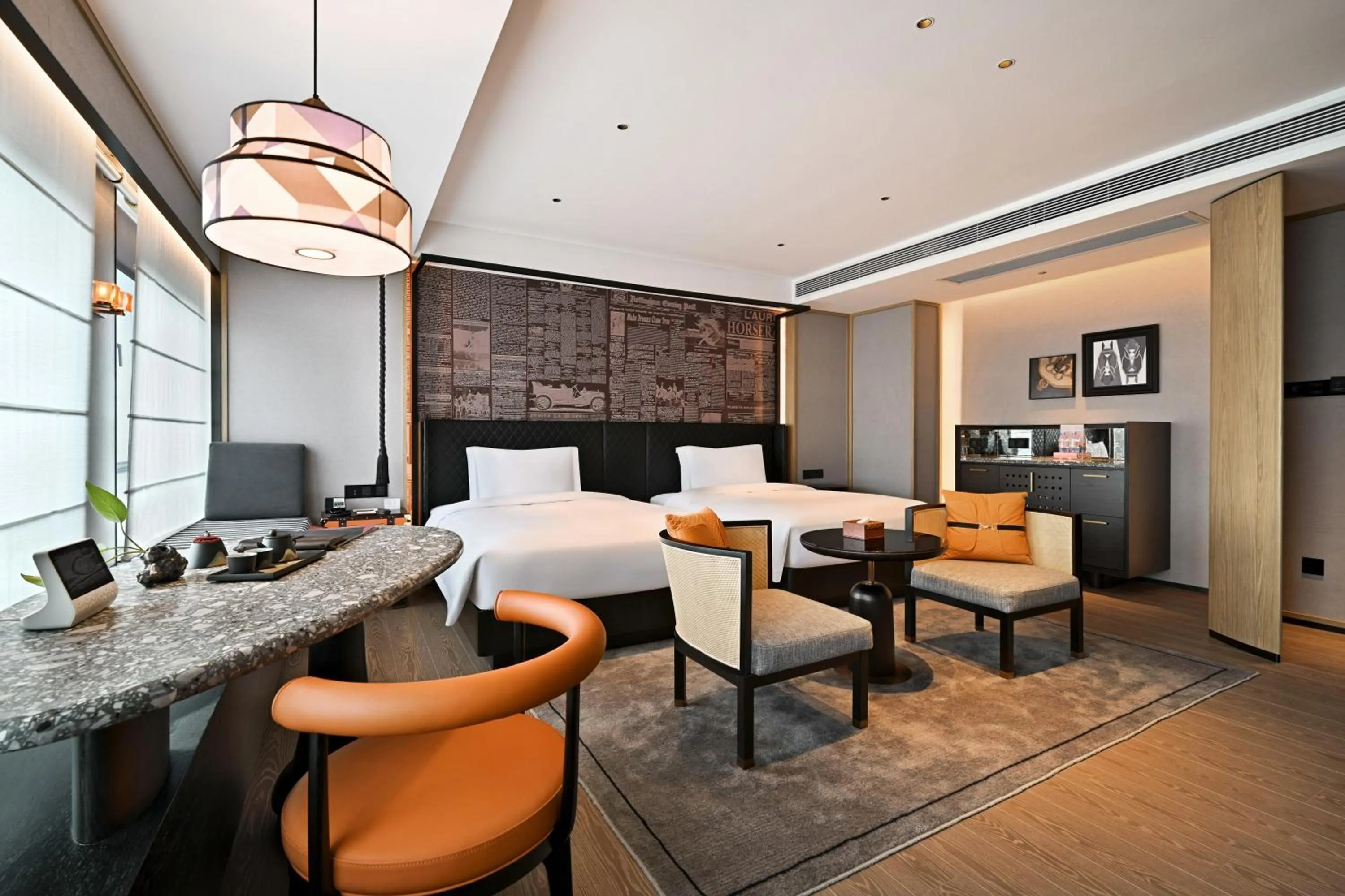 Deluxe Twin Room in Arthur Hotel Luogang Xiangang Metro Guangzhou-Free Breakfast and Free Afternoon Tea