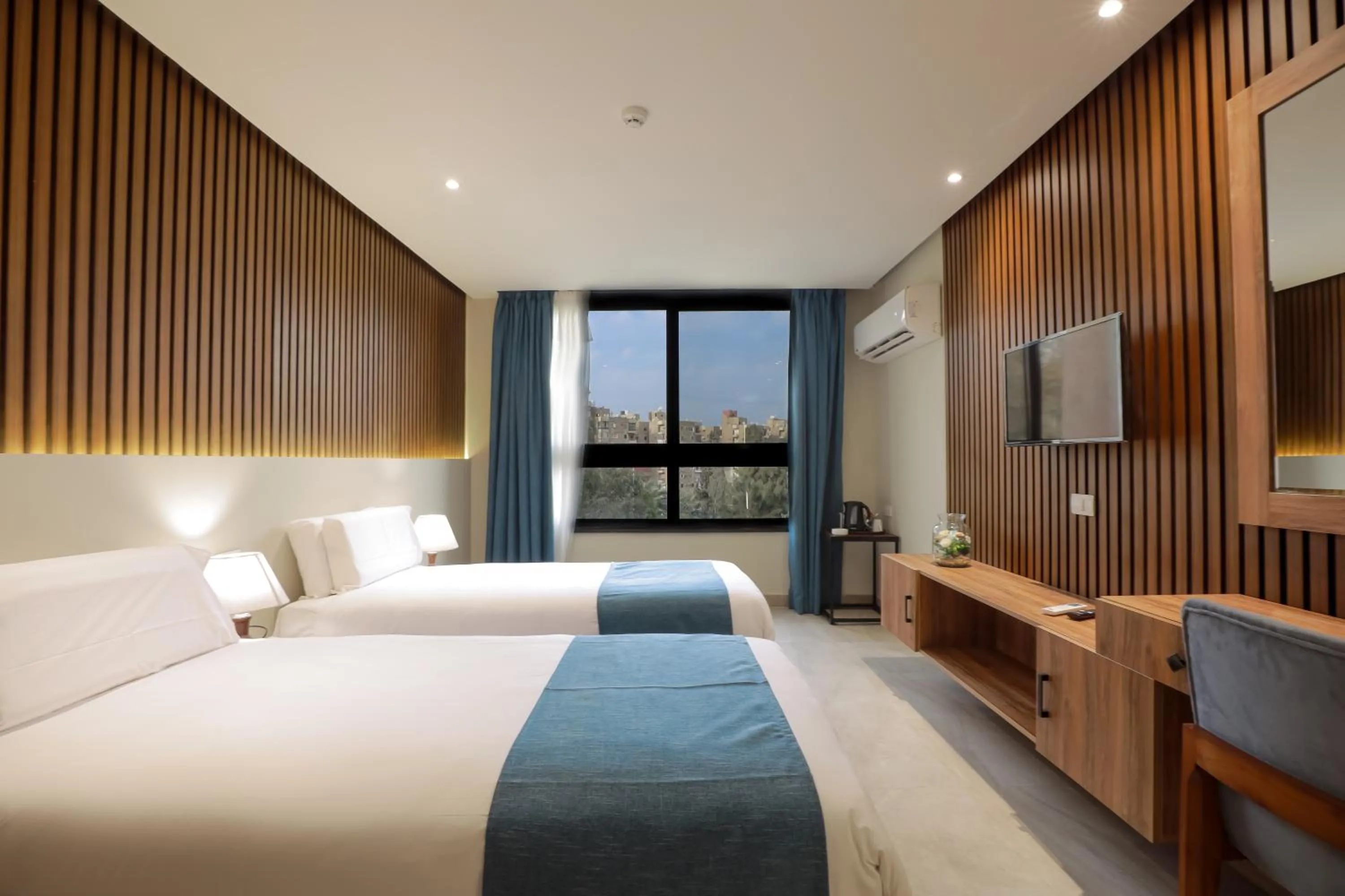 Superior Double or Twin Room with Garden View in Pyramid Front Hotel